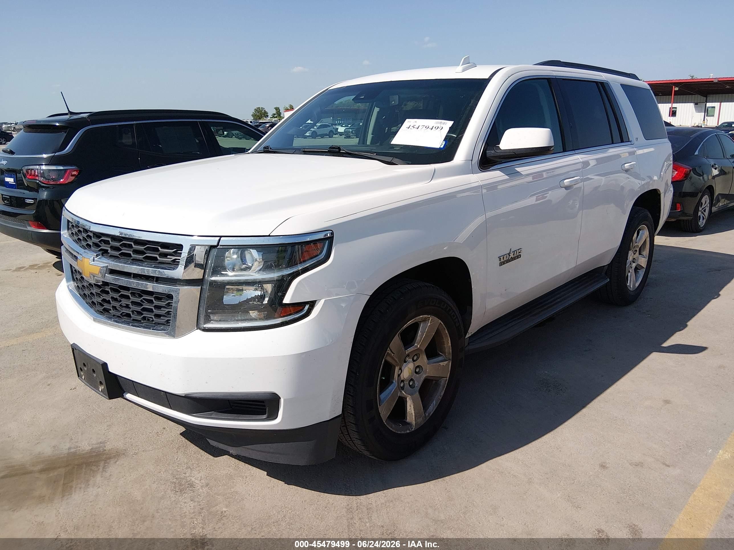 2015 Chevrolet Tahoe Lt Белый vin: 1GNSCBKC0FR694879