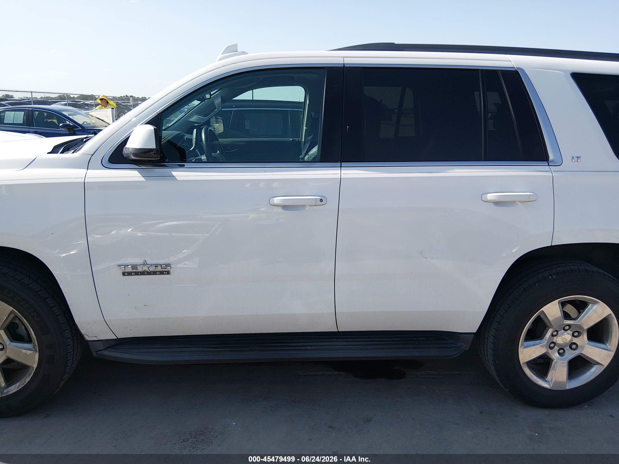 2015 Chevrolet Tahoe Lt Белый vin: 1GNSCBKC0FR694879