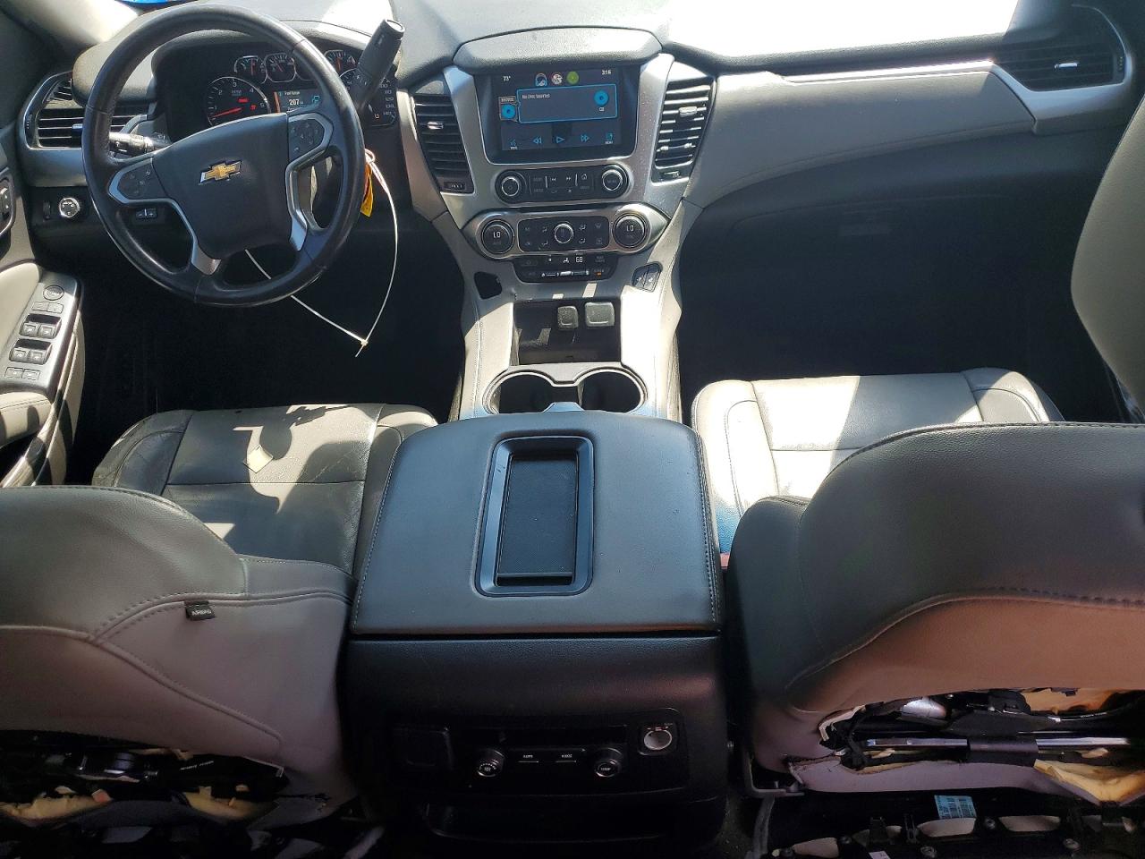 2015 Chevrolet Tahoe C1500 Lt Silver vin: 1GNSCBKC1FR180829