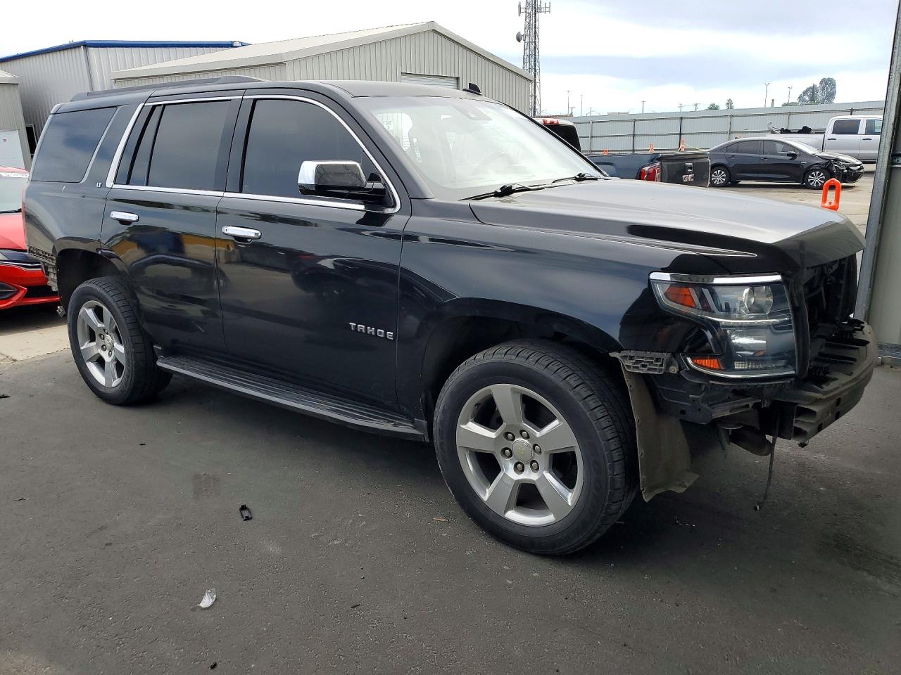 2015 Chevrolet Tahoe C1500 Lt Black vin: 1GNSCBKC1FR232797