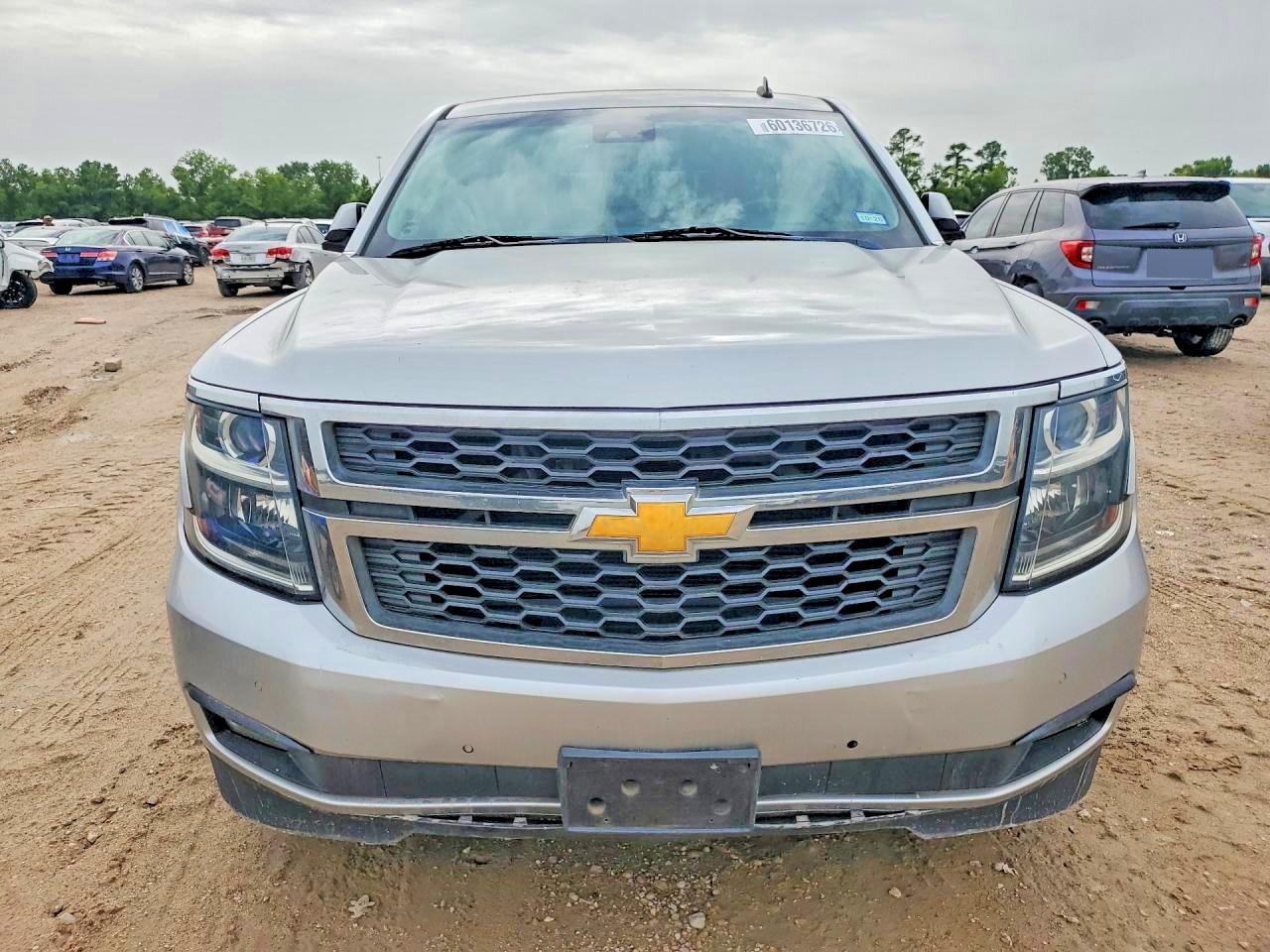 2015 Chevrolet Tahoe C1500 Lt Silver vin: 1GNSCBKC1FR236221