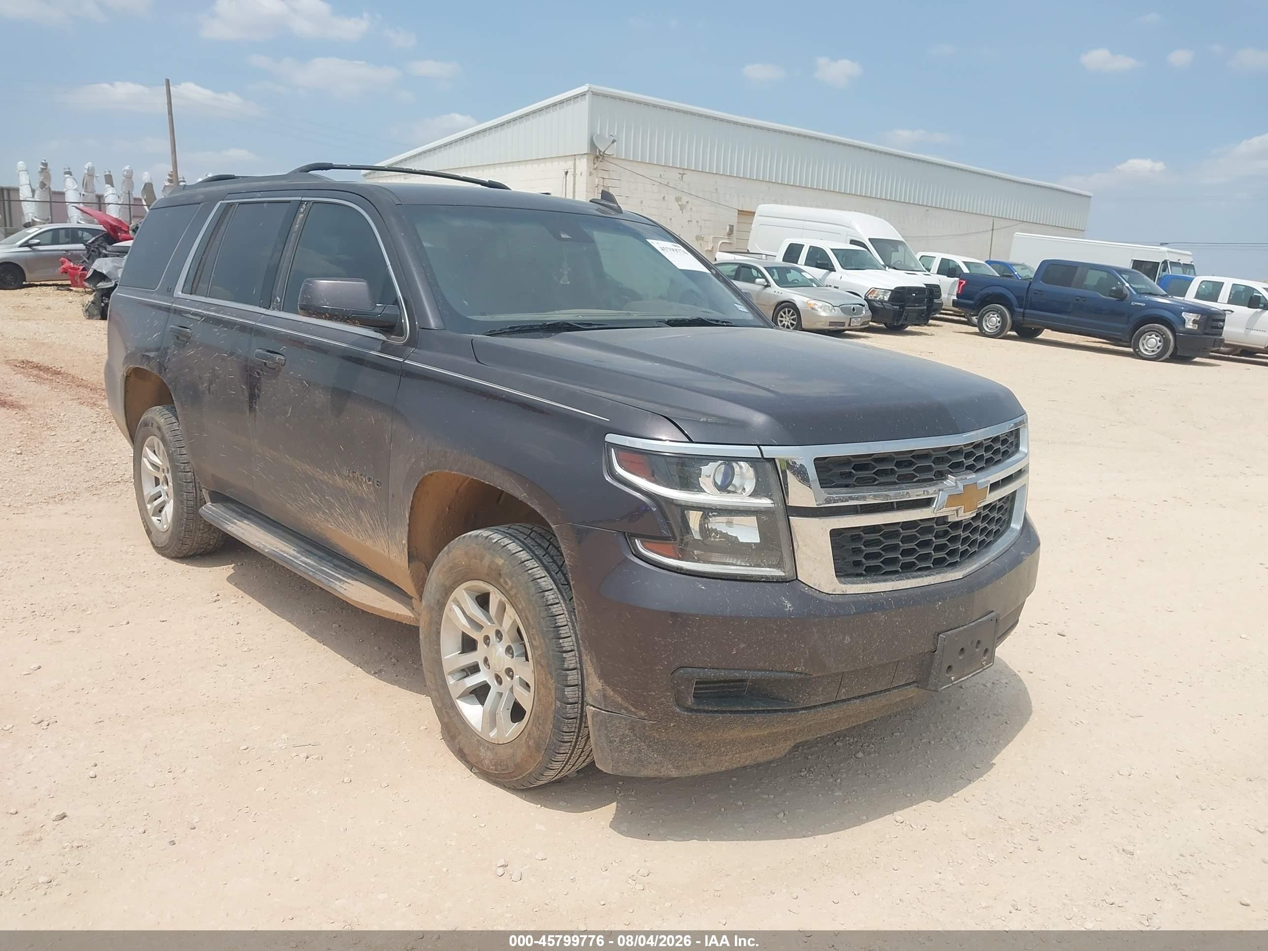 2015 Chevrolet Tahoe Lt Gray vin: 1GNSCBKC1FR627837
