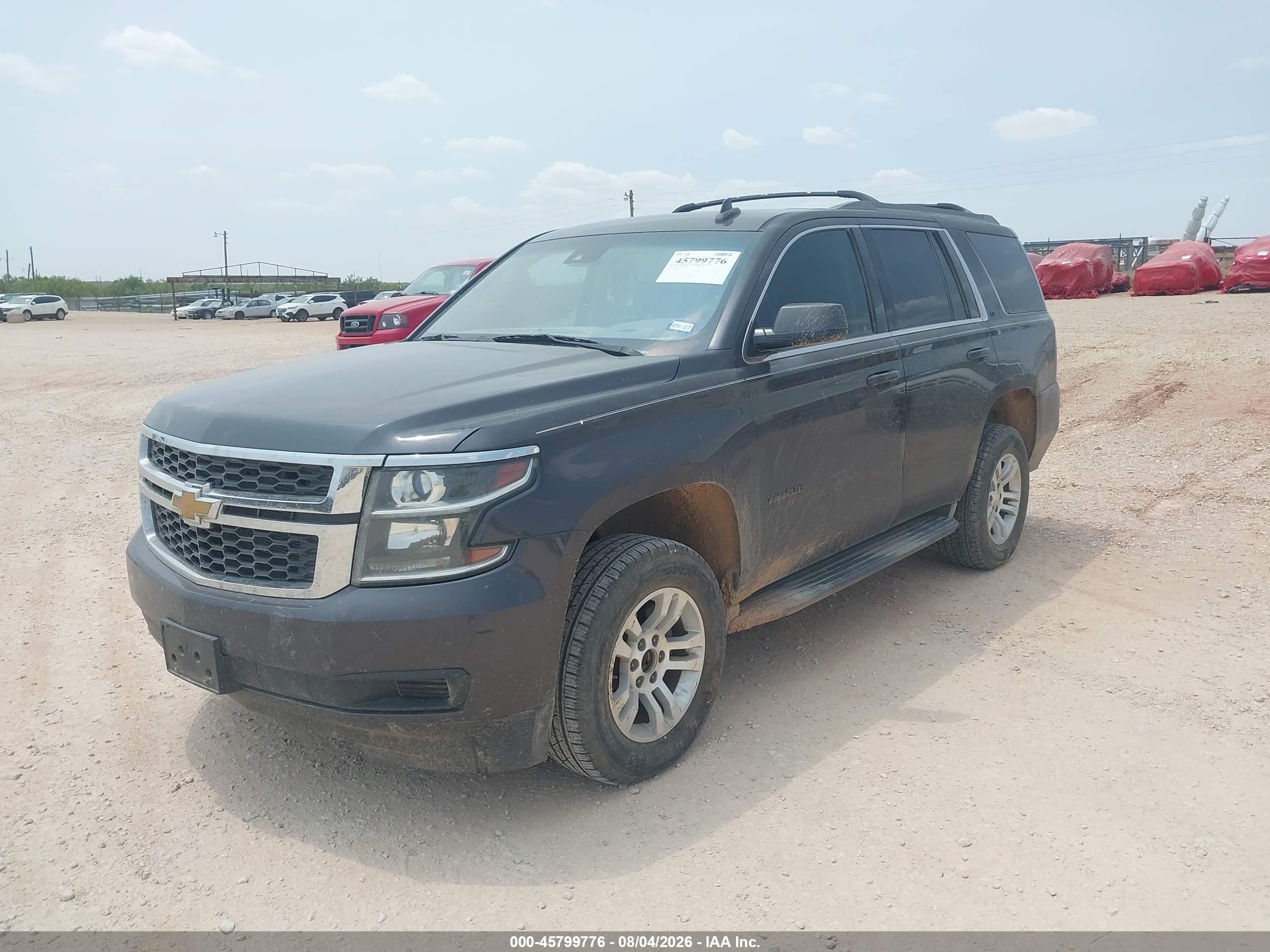2015 Chevrolet Tahoe Lt Gray vin: 1GNSCBKC1FR627837