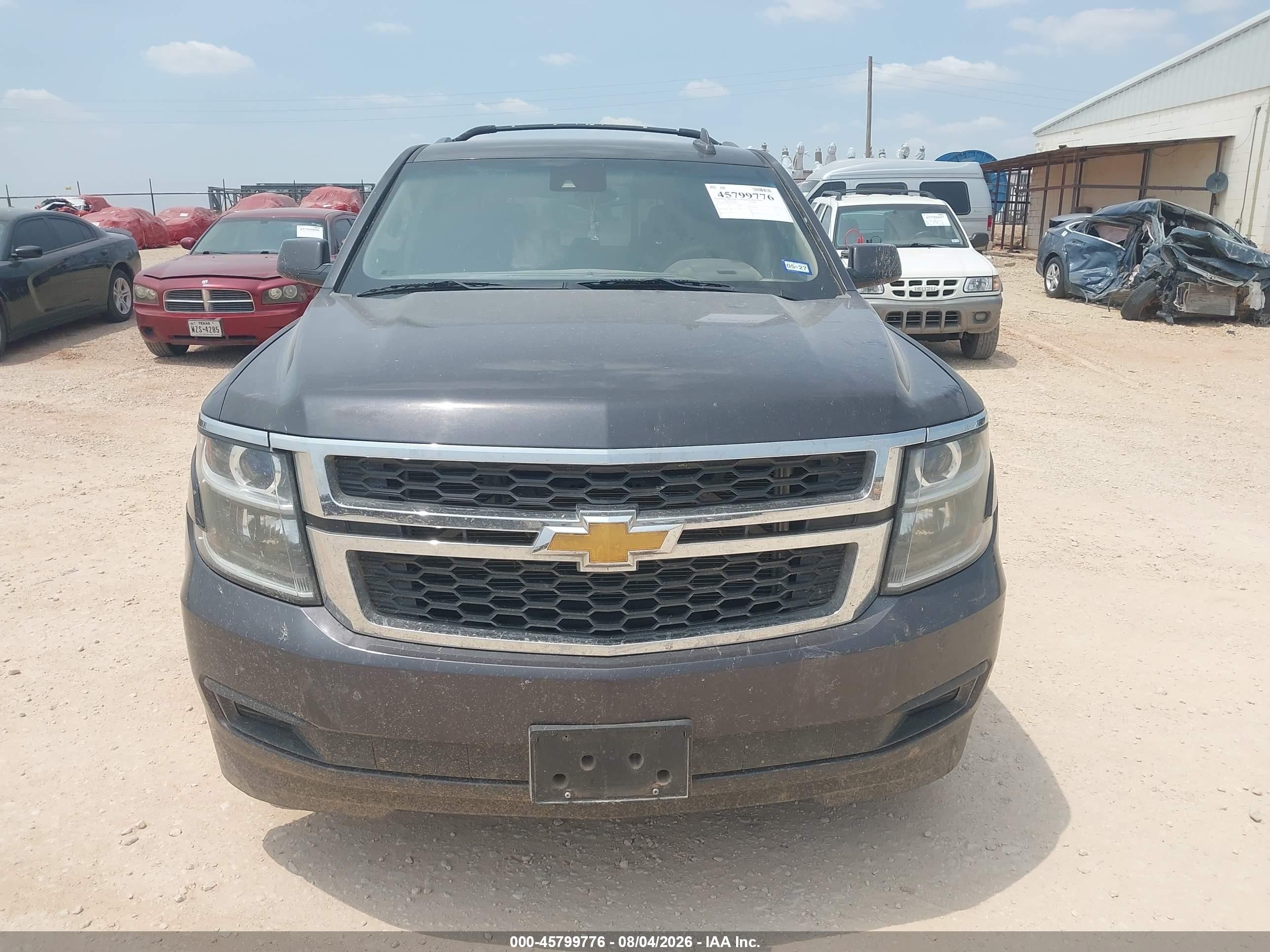 2015 Chevrolet Tahoe Lt Gray vin: 1GNSCBKC1FR627837