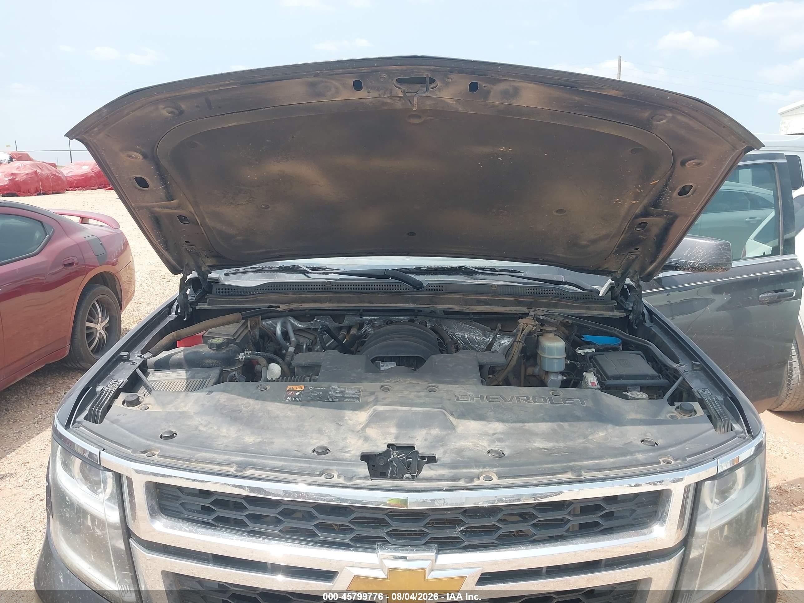 2015 Chevrolet Tahoe Lt Gray vin: 1GNSCBKC1FR627837