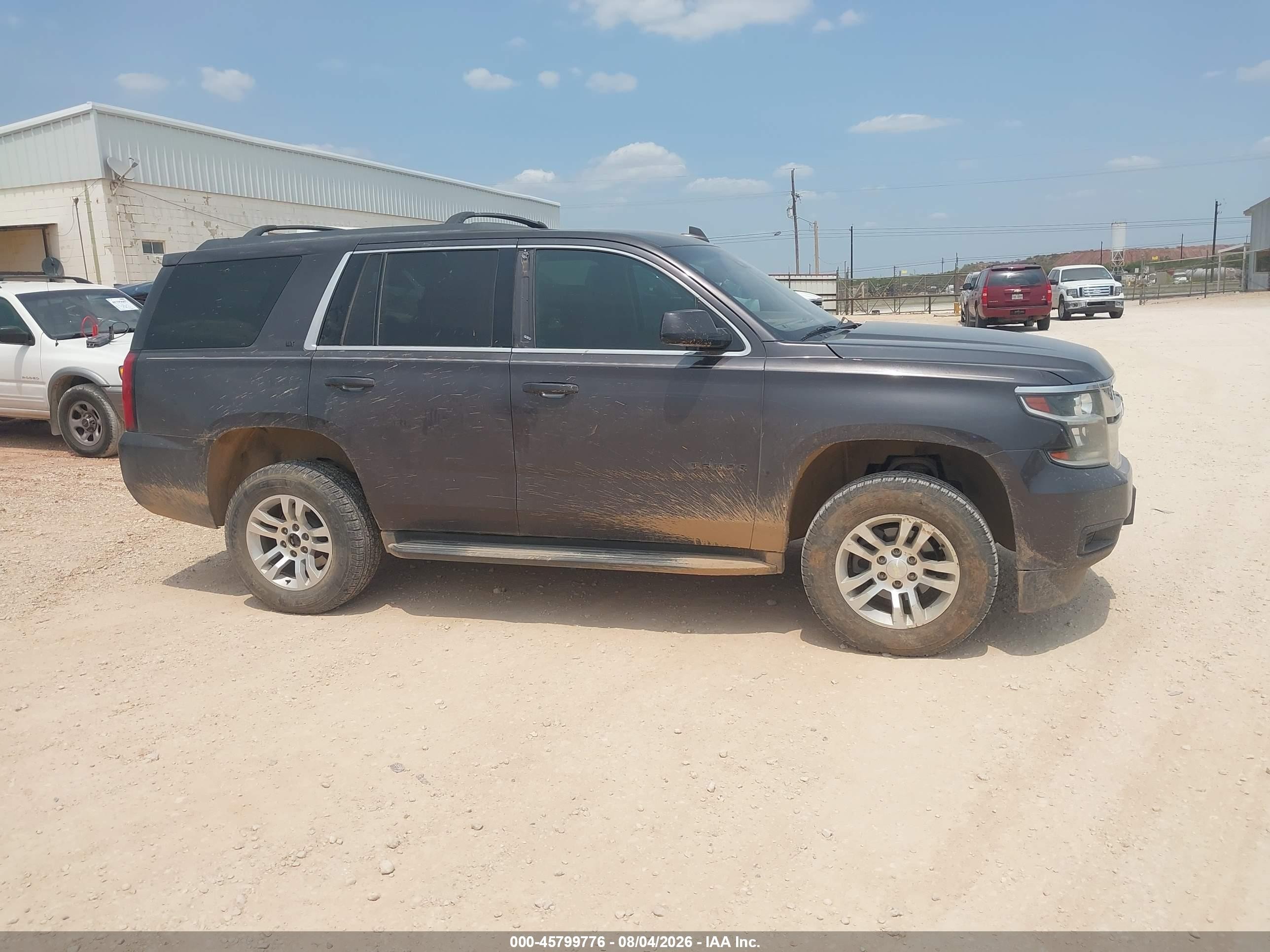 2015 Chevrolet Tahoe Lt Gray vin: 1GNSCBKC1FR627837
