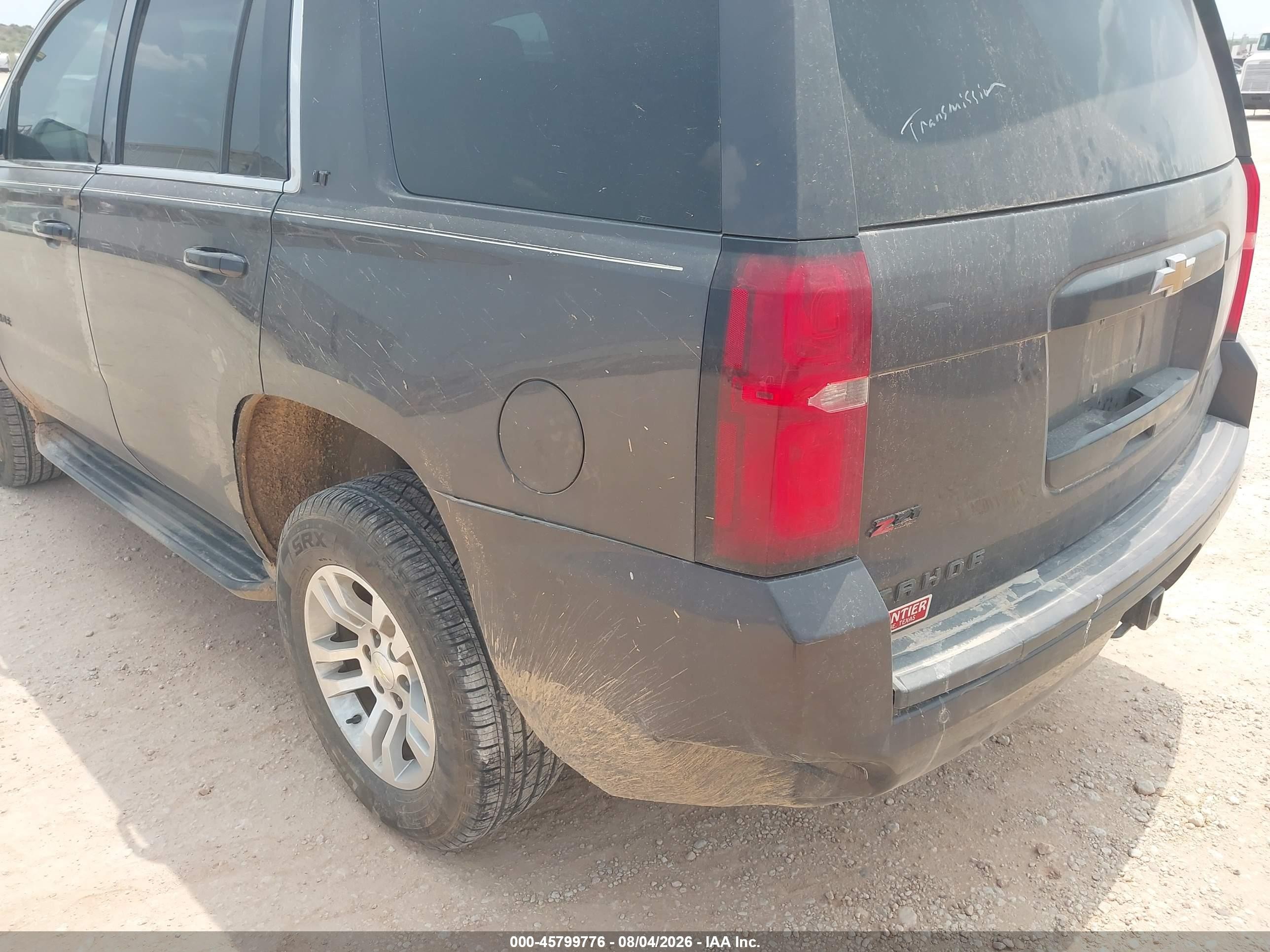 2015 Chevrolet Tahoe Lt Gray vin: 1GNSCBKC1FR627837