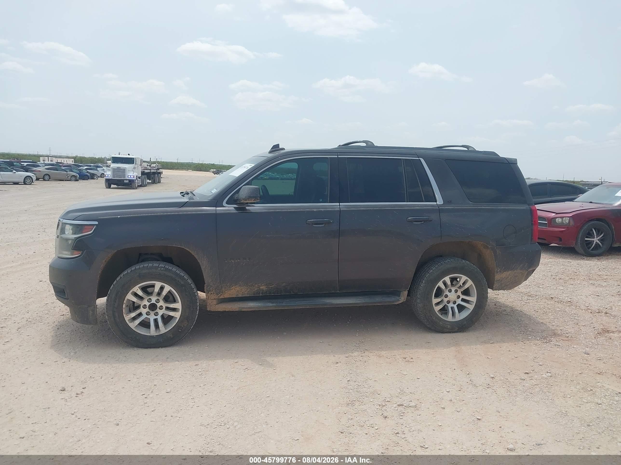 2015 Chevrolet Tahoe Lt Gray vin: 1GNSCBKC1FR627837