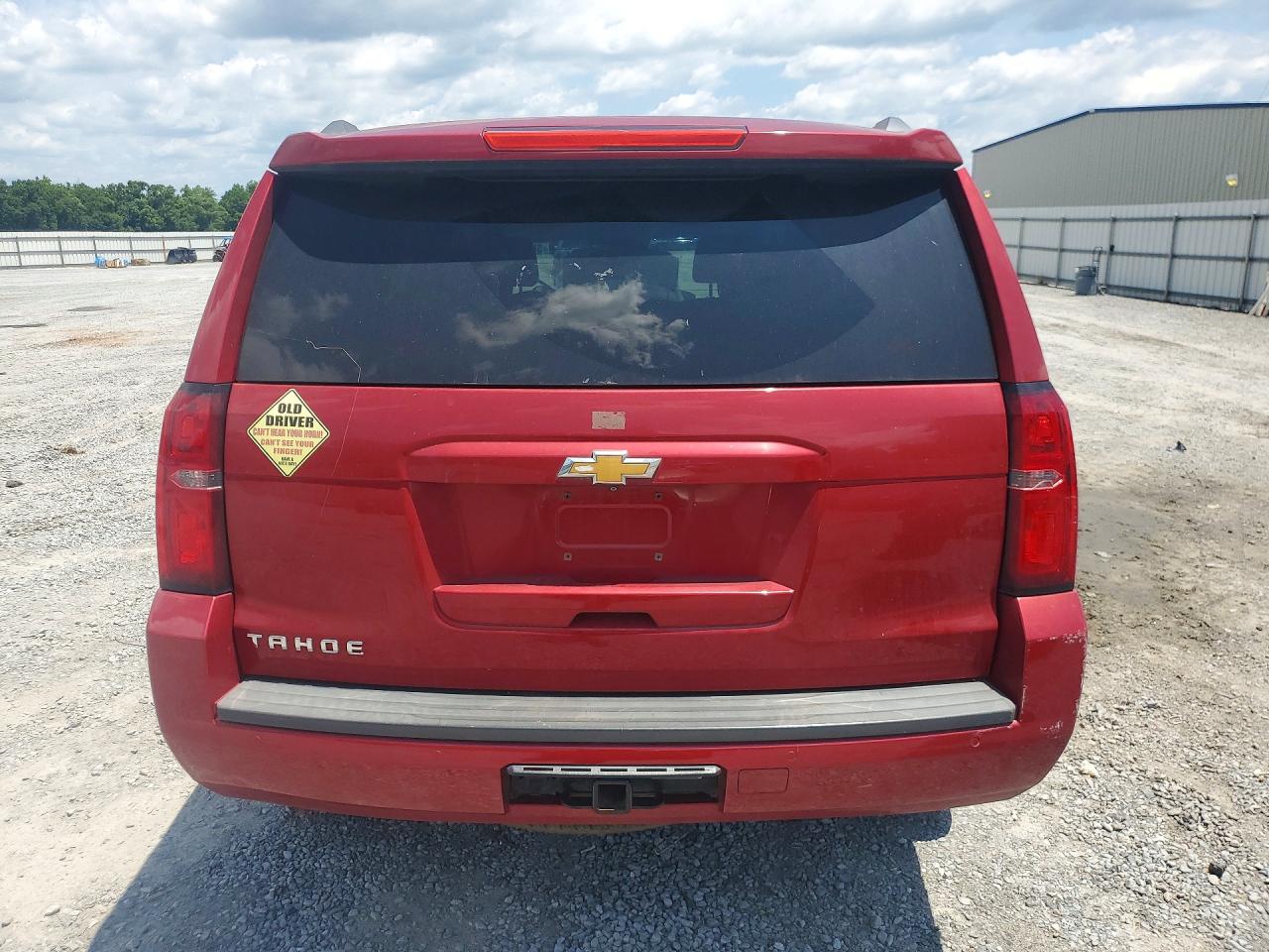 2015 Chevrolet Tahoe C1500 Lt Red vin: 1GNSCBKC2FR602669