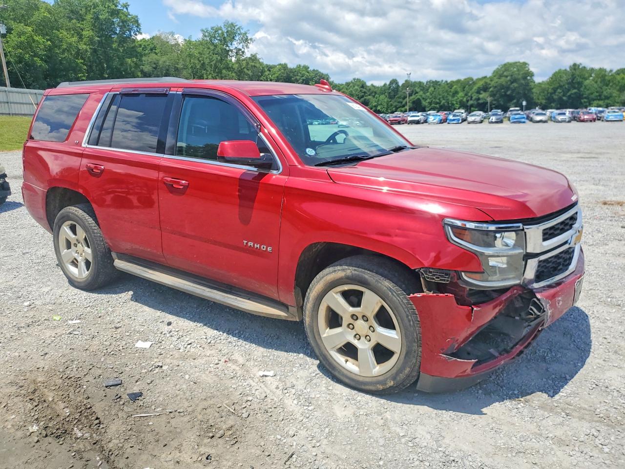 2015 Chevrolet Tahoe C1500 Lt Red vin: 1GNSCBKC2FR602669