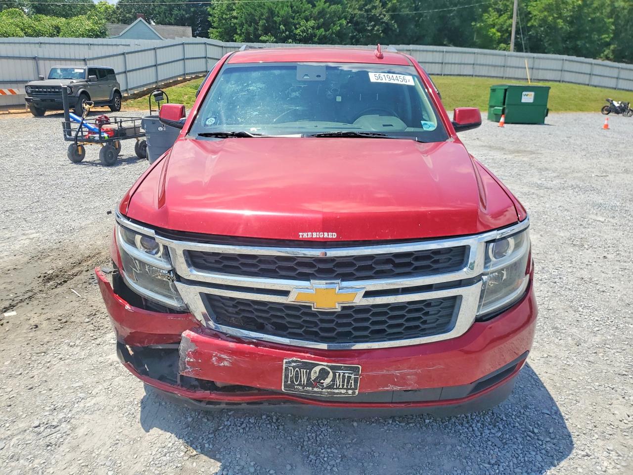 2015 Chevrolet Tahoe C1500 Lt Red vin: 1GNSCBKC2FR602669