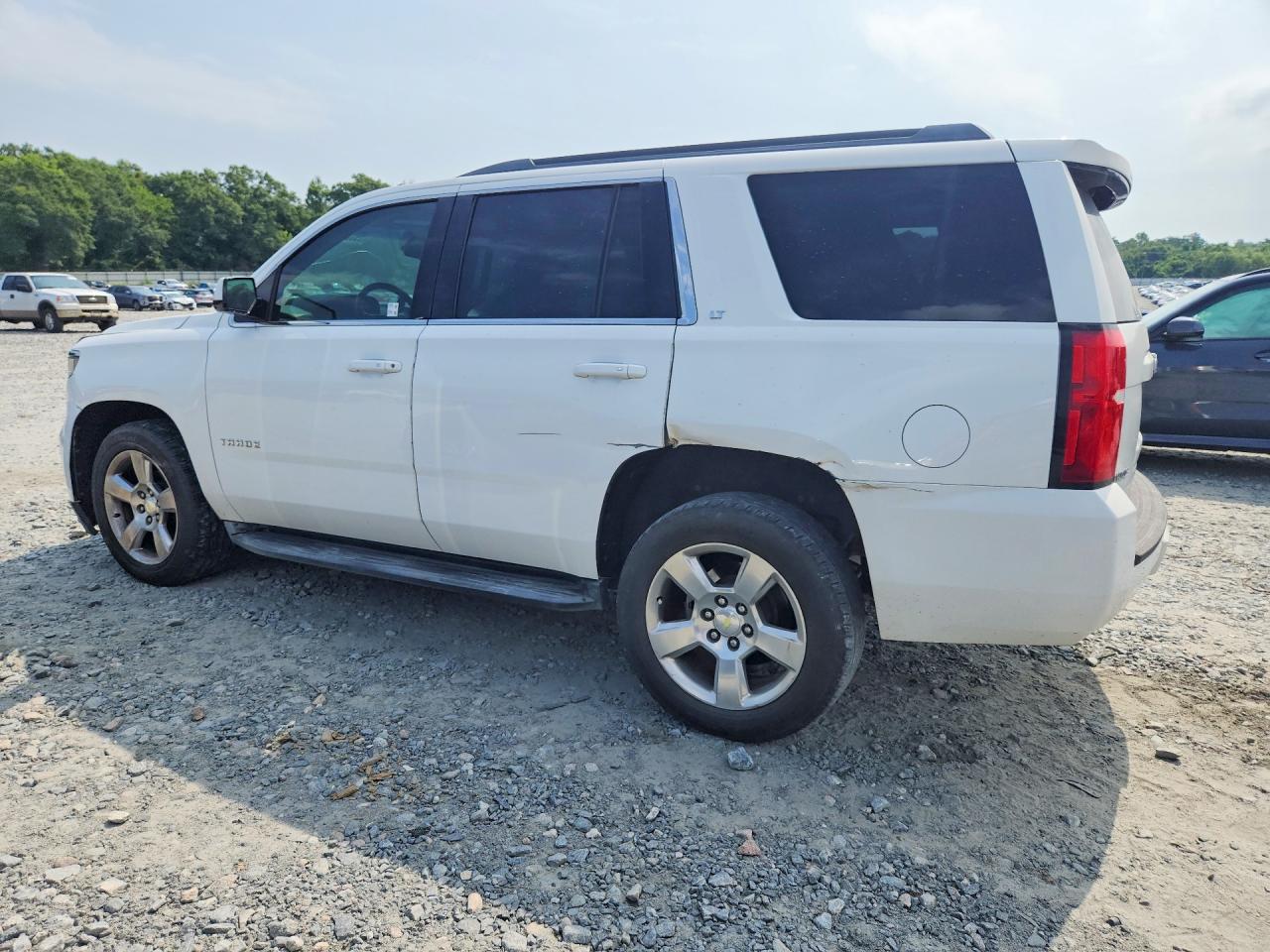 2015 Chevrolet Tahoe C1500 Lt White vin: 1GNSCBKC3FR306933