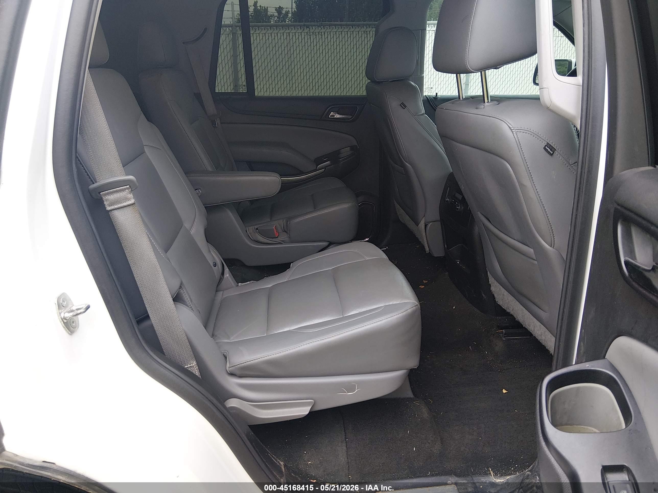 2015 Chevrolet Tahoe Lt White vin: 1GNSCBKC3FR553479