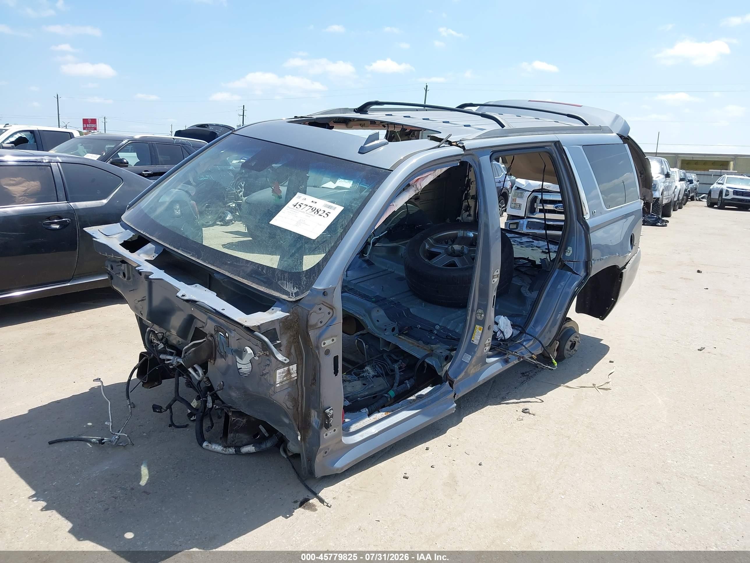 2015 Chevrolet Tahoe Lt Синий vin: 1GNSCBKC3FR707608