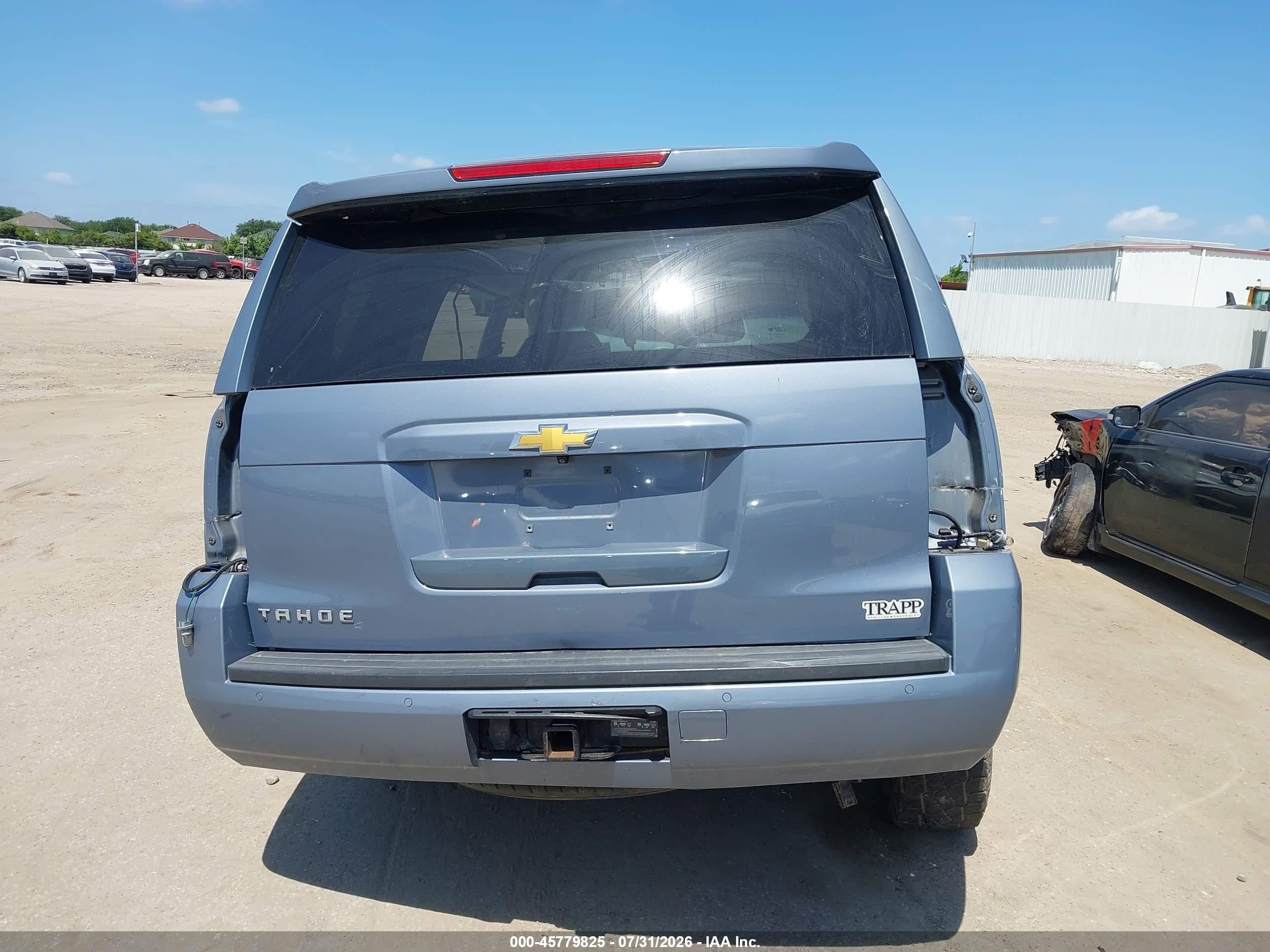 2015 Chevrolet Tahoe Lt Синий vin: 1GNSCBKC3FR707608