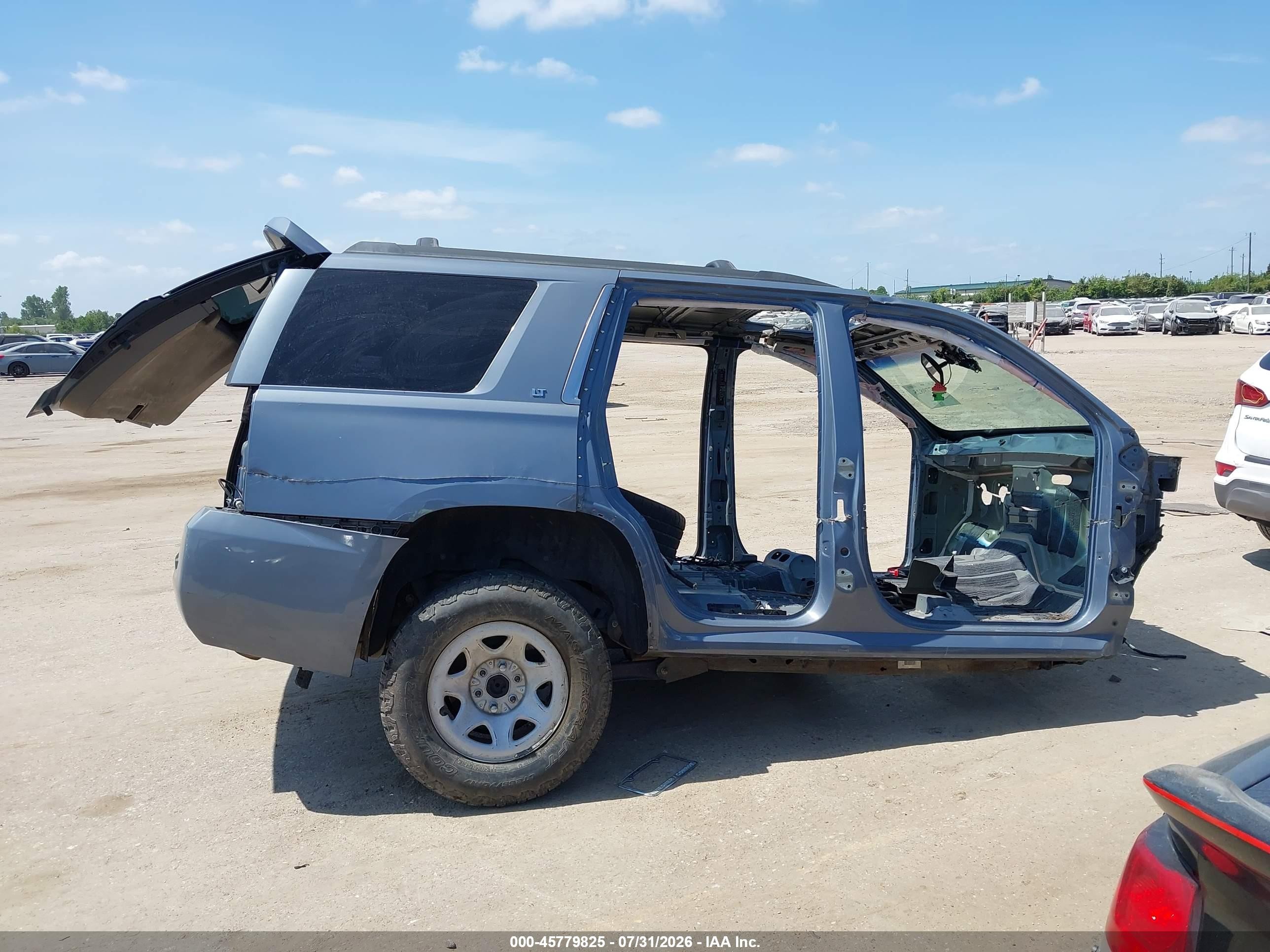 2015 Chevrolet Tahoe Lt Синий vin: 1GNSCBKC3FR707608