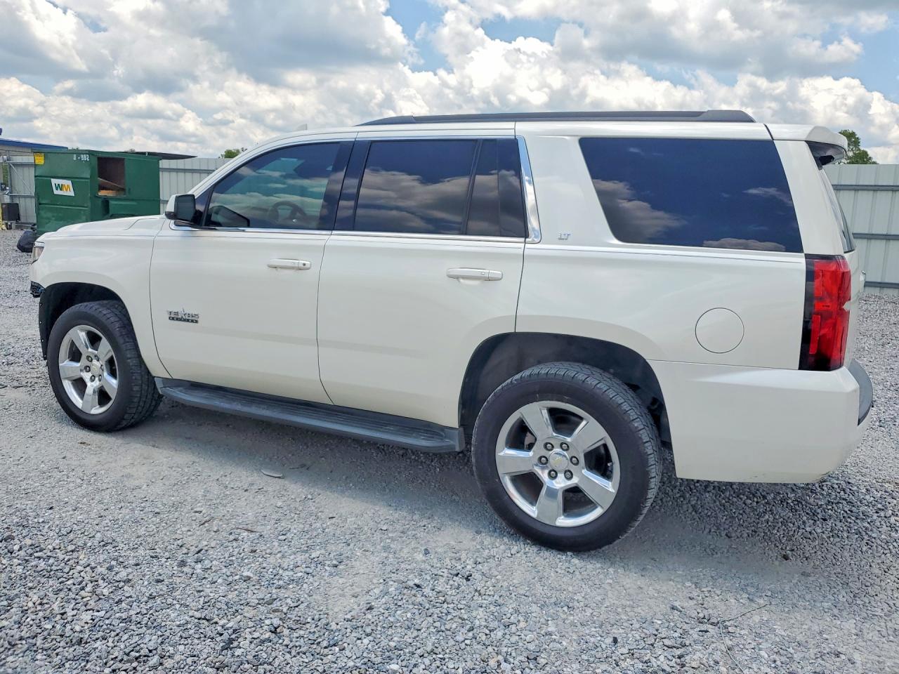 2015 Chevrolet Tahoe C1500 Lt White vin: 1GNSCBKC3FR726112