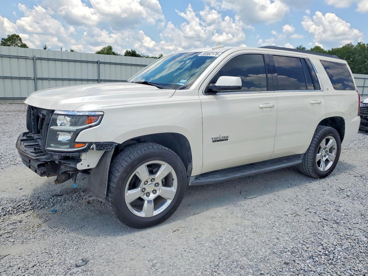 2015 Chevrolet Tahoe C1500 Lt White vin: 1GNSCBKC3FR726112
