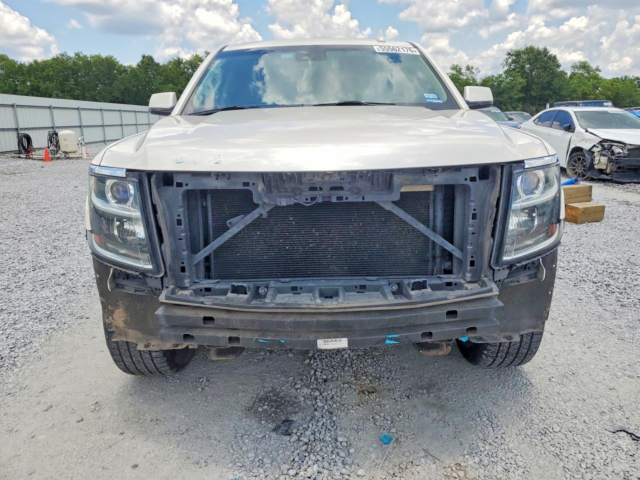 2015 Chevrolet Tahoe C1500 Lt White vin: 1GNSCBKC3FR726112