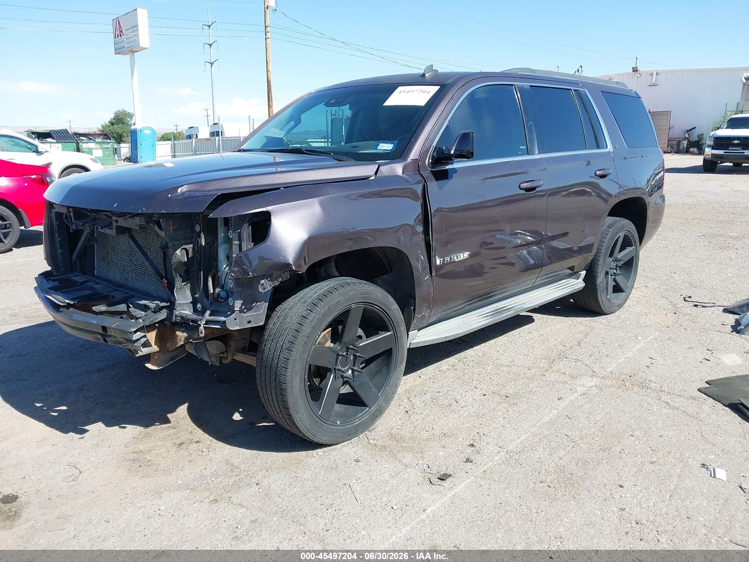 2015 Chevrolet Tahoe Lt Черный vin: 1GNSCBKC4FR137666