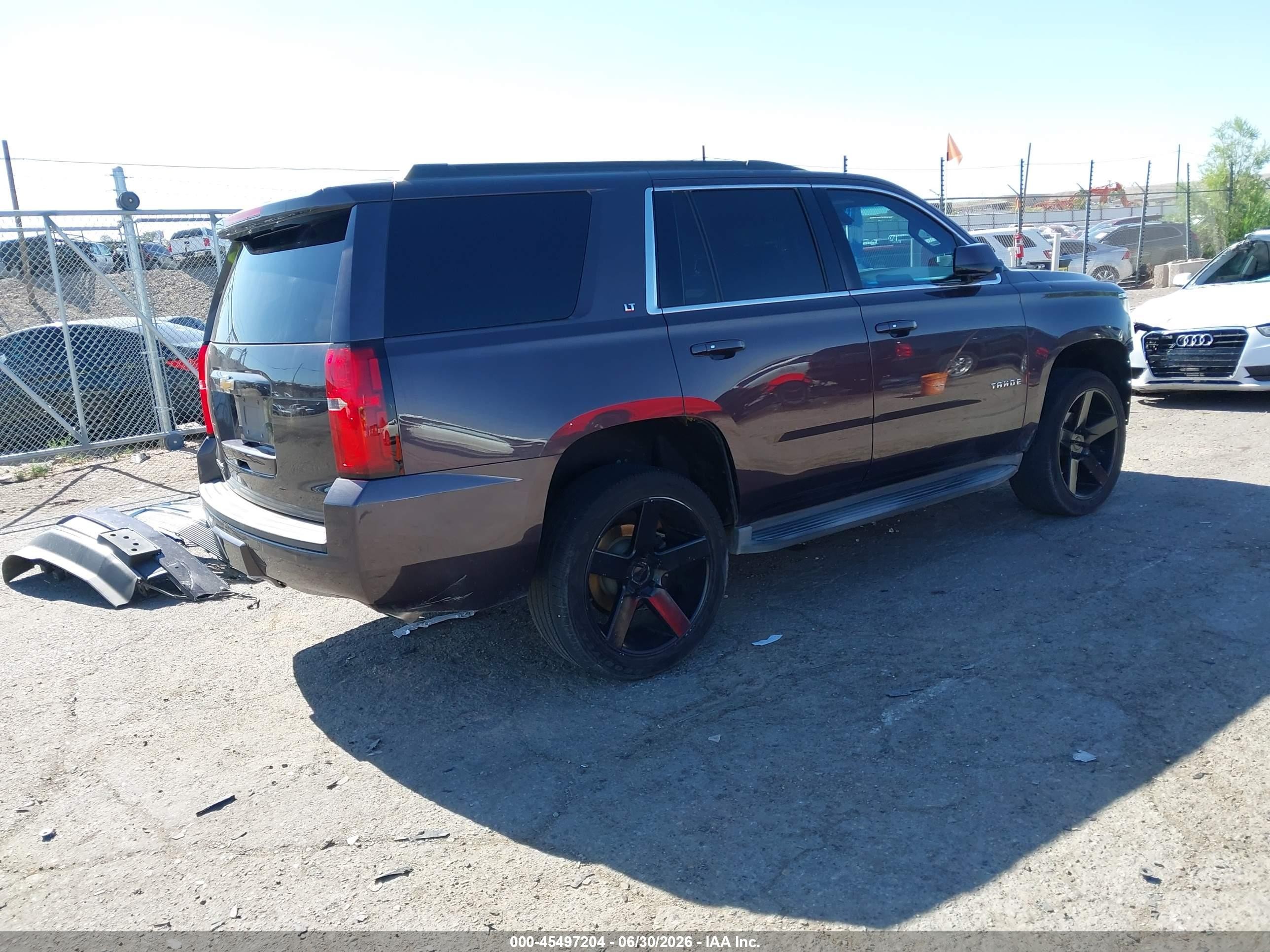 2015 Chevrolet Tahoe Lt Черный vin: 1GNSCBKC4FR137666
