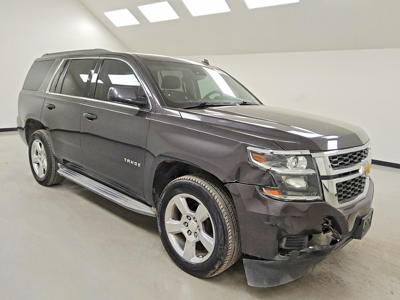 2015 Chevrolet Tahoe C1500 Lt Gray vin: 1GNSCBKC4FR170442