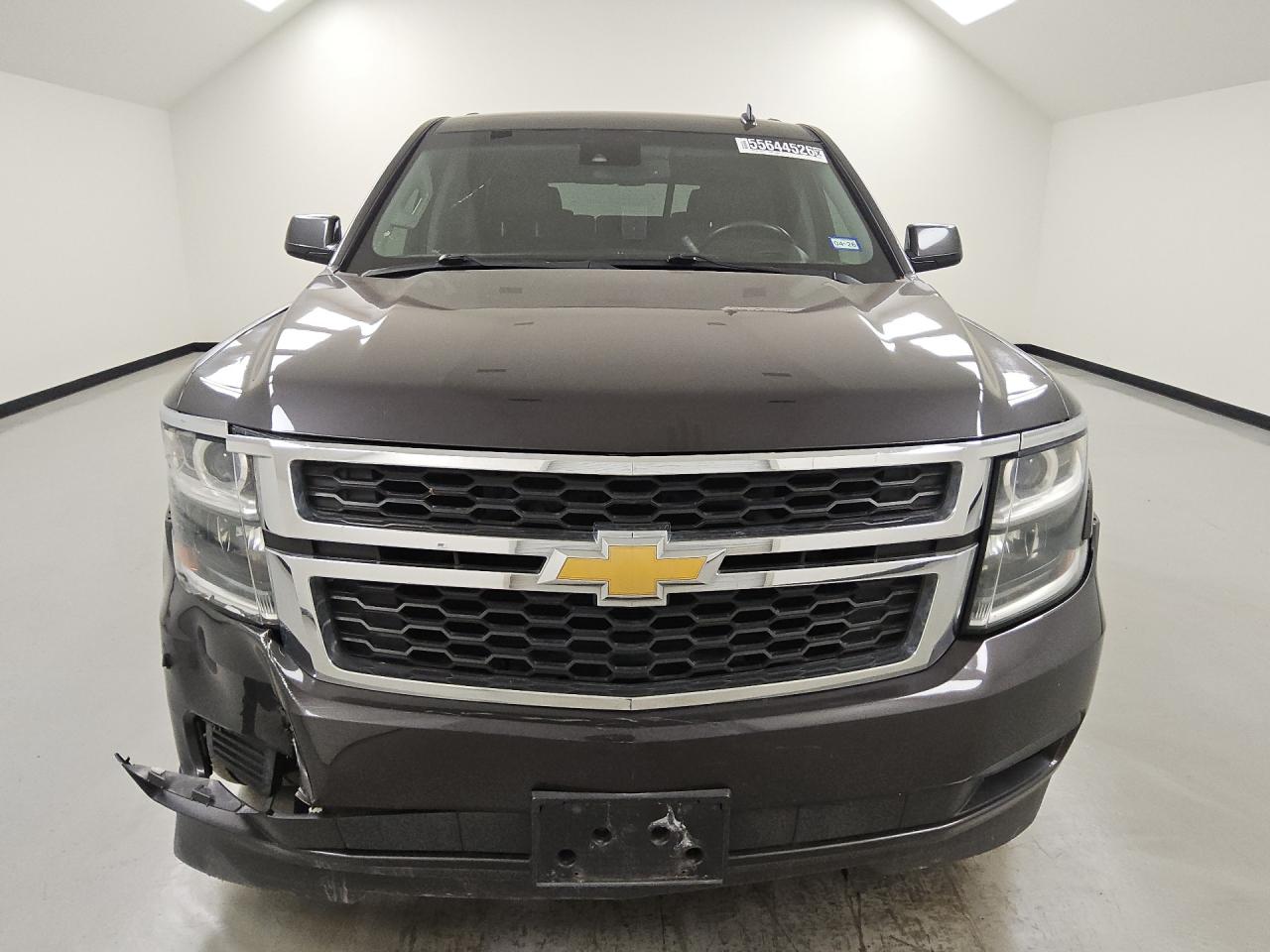 2015 Chevrolet Tahoe C1500 Lt Gray vin: 1GNSCBKC4FR170442 Damage: Right Head Lamp, Cracked, Replacement Required