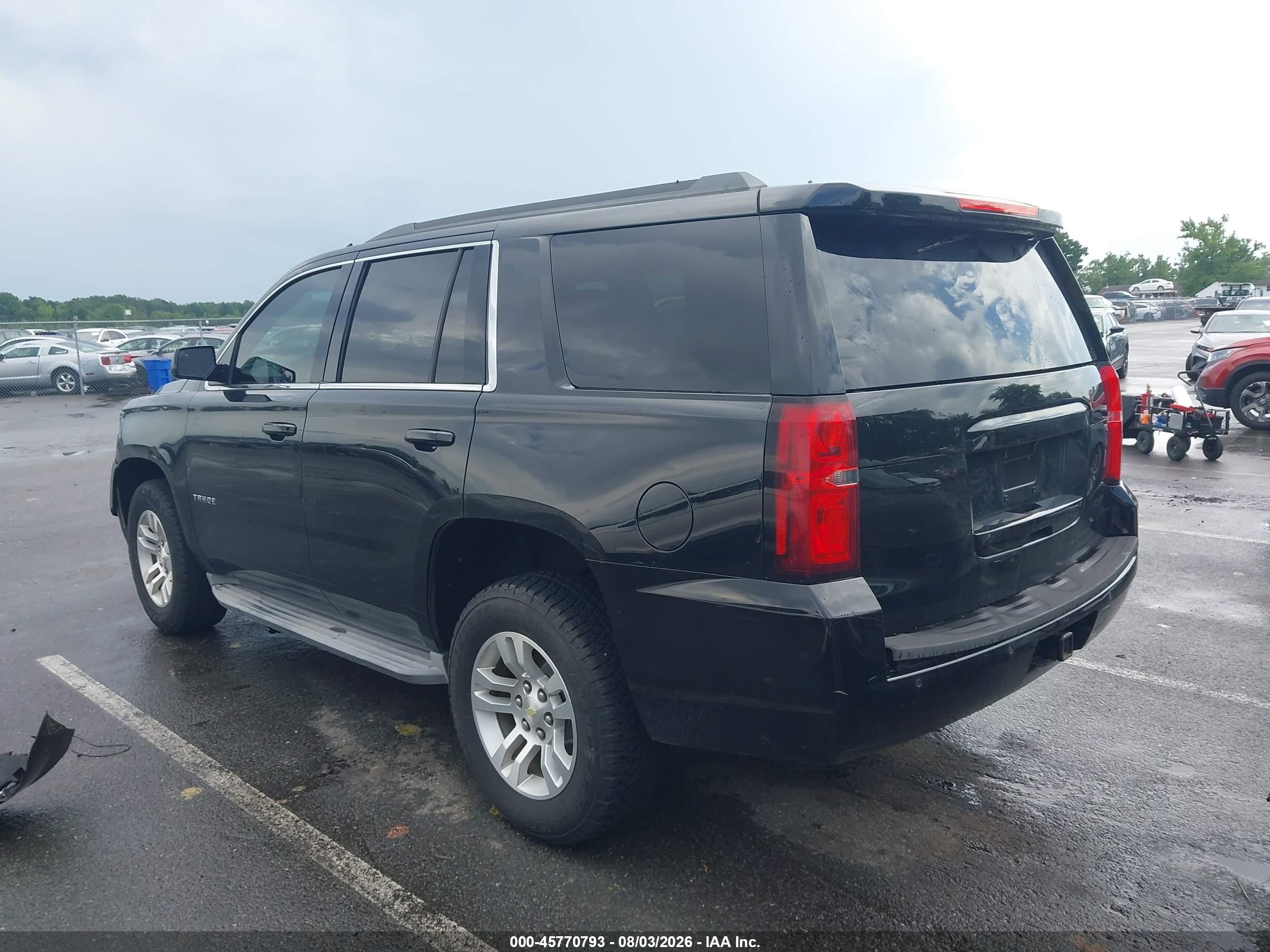 2015 Chevrolet Tahoe Lt Black vin: 1GNSCBKC4FR584501