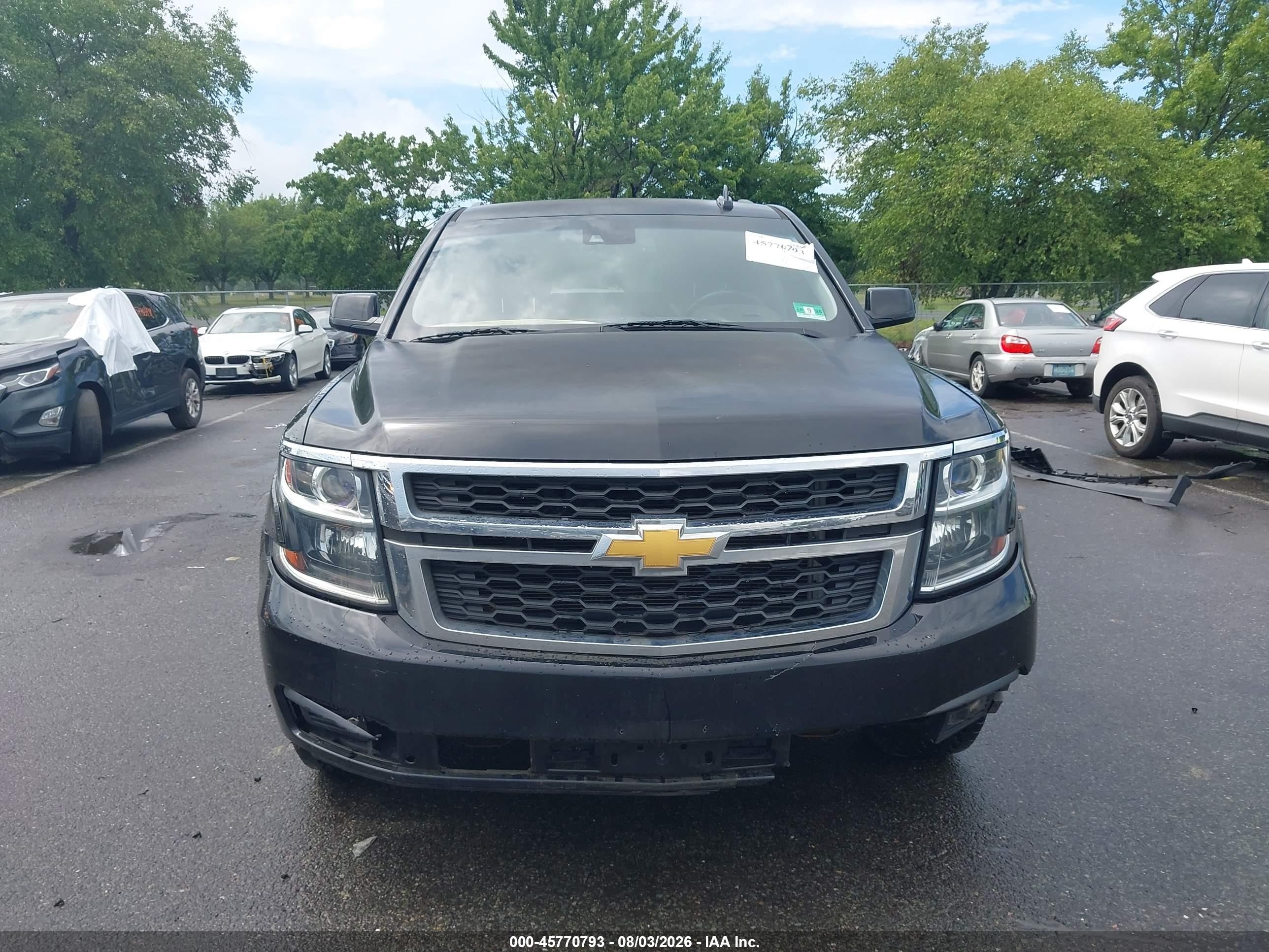 2015 Chevrolet Tahoe Lt Black vin: 1GNSCBKC4FR584501