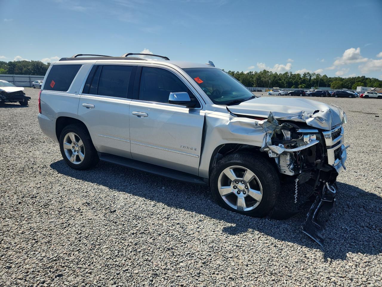 2015 Chevrolet Tahoe C1500 Lt Silver vin: 1GNSCBKC4FR678569