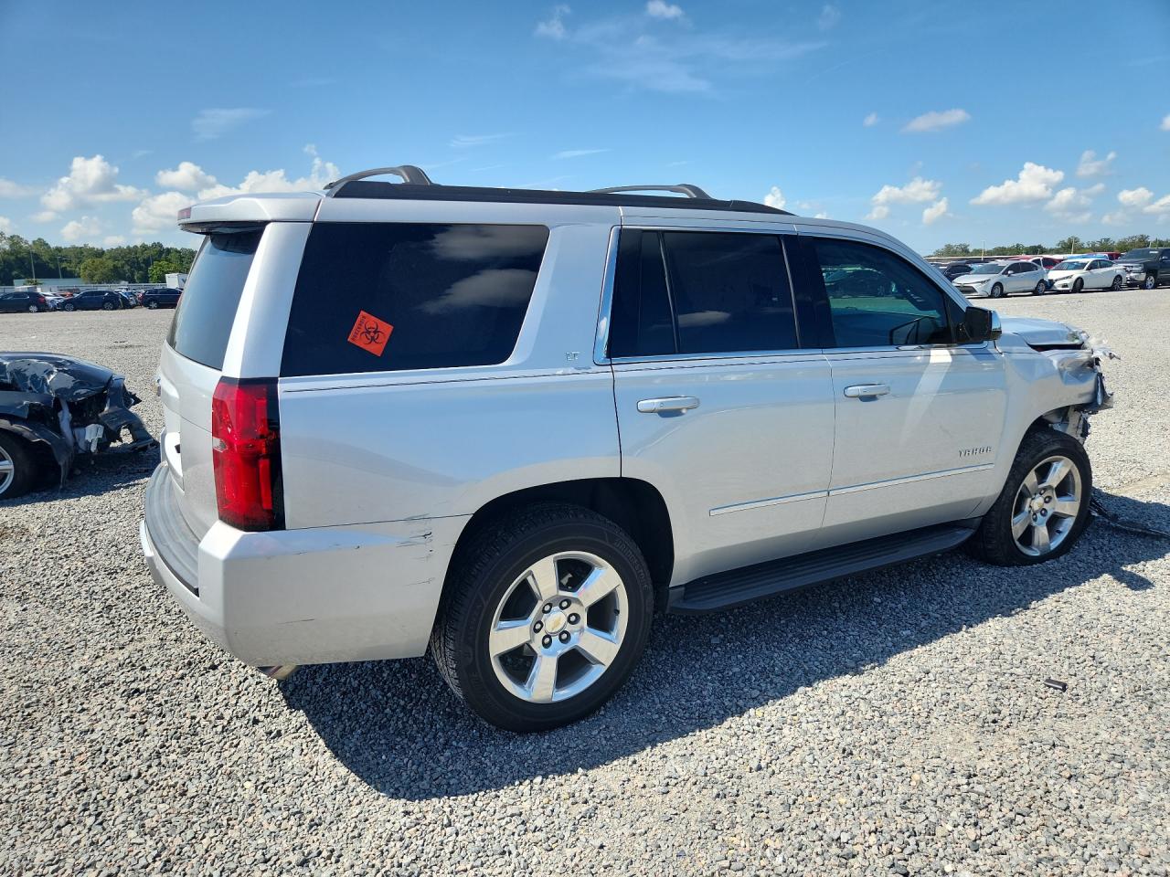 2015 Chevrolet Tahoe C1500 Lt Silver vin: 1GNSCBKC4FR678569