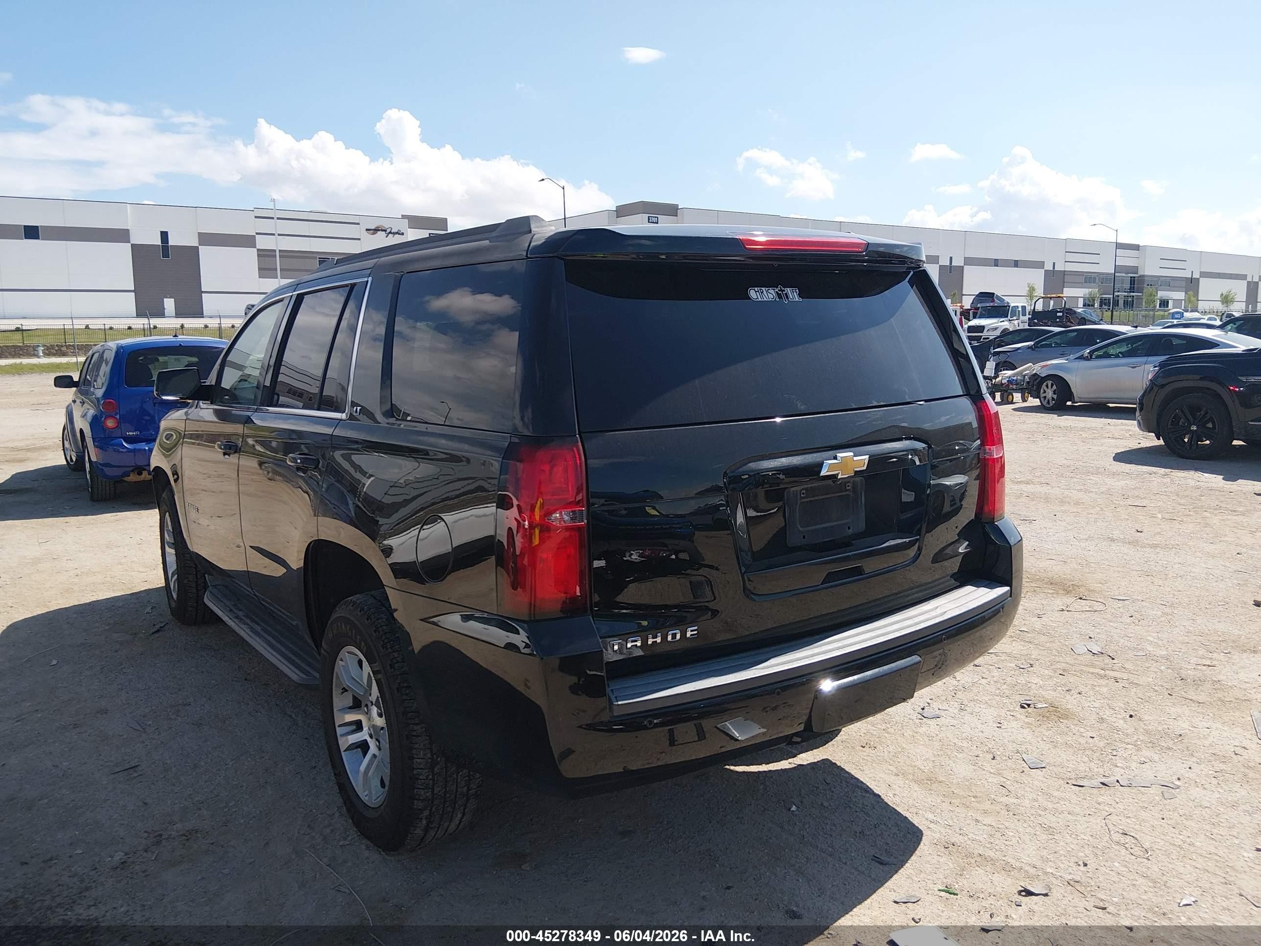 2015 Chevrolet Tahoe Lt Black vin: 1GNSCBKC4FR698899