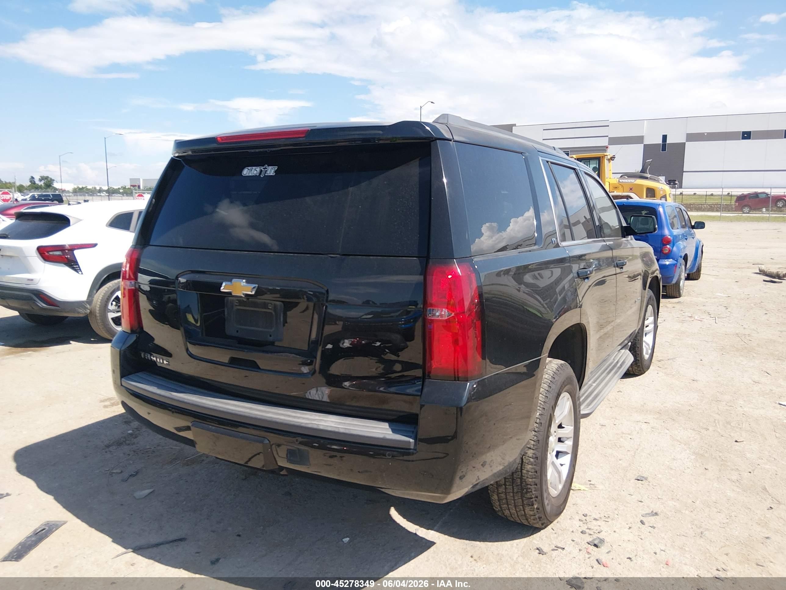 2015 Chevrolet Tahoe Lt Black vin: 1GNSCBKC4FR698899