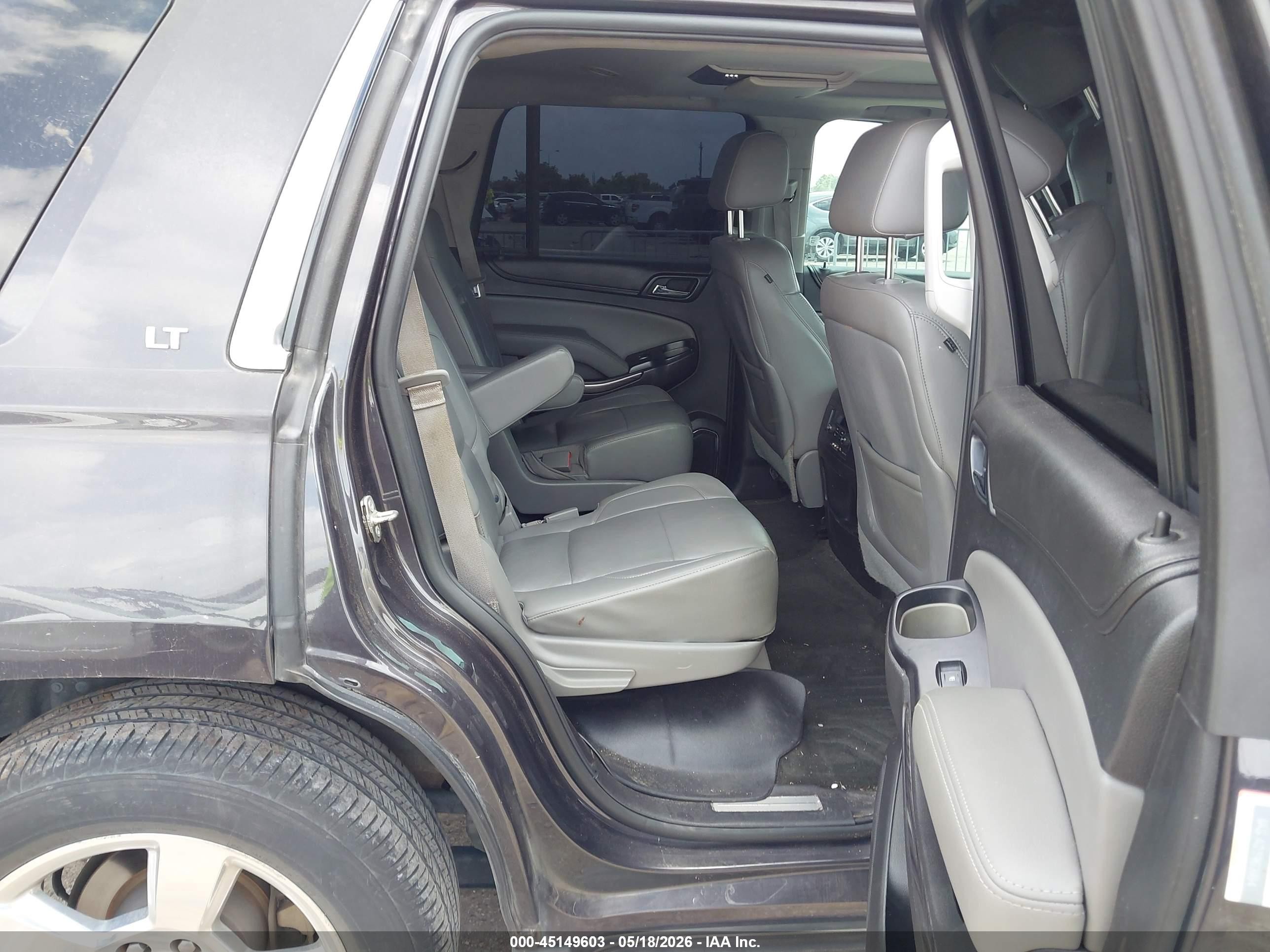 2015 Chevrolet Tahoe Lt Gray vin: 1GNSCBKC5FR124215