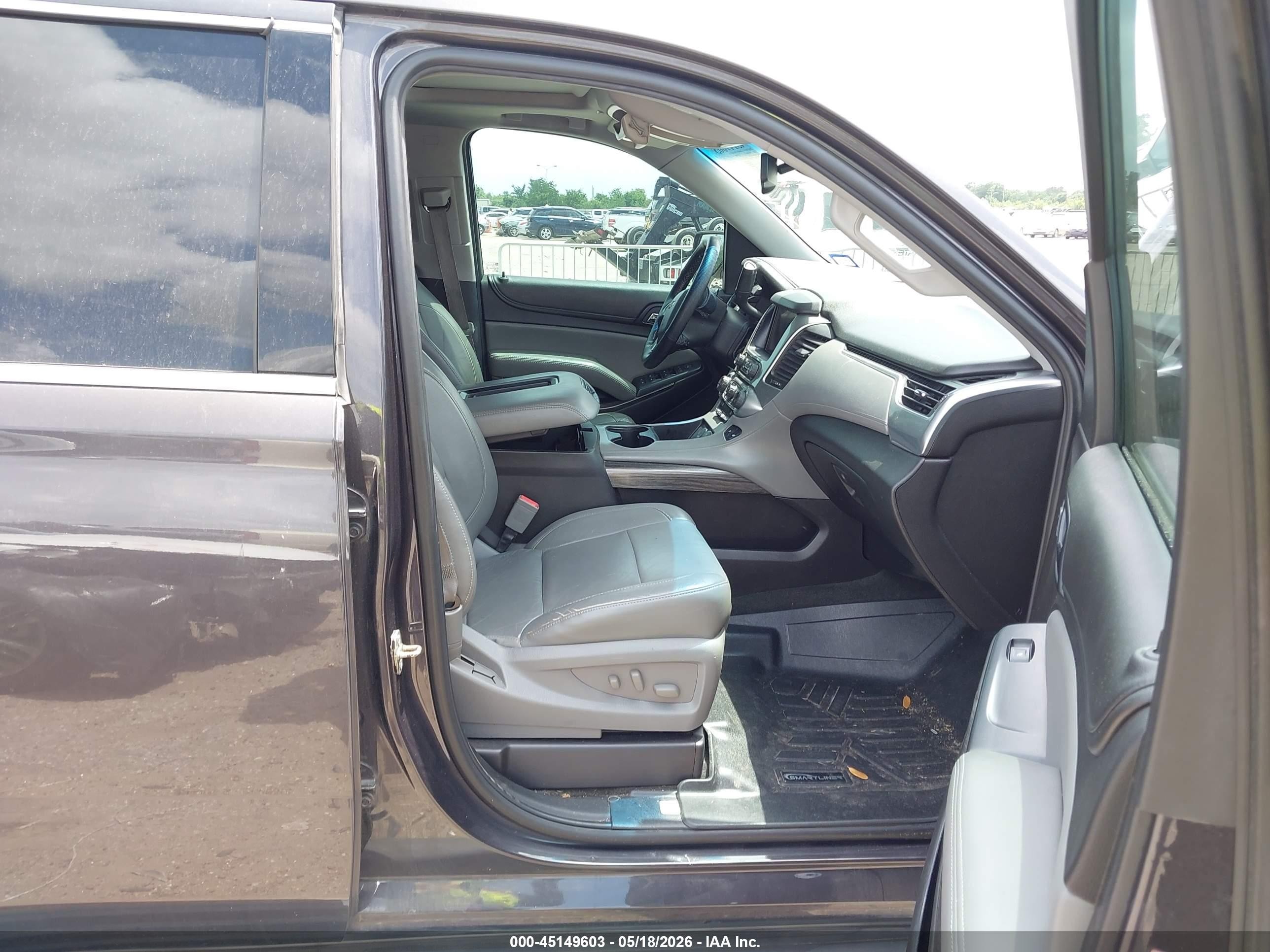 2015 Chevrolet Tahoe Lt Gray vin: 1GNSCBKC5FR124215