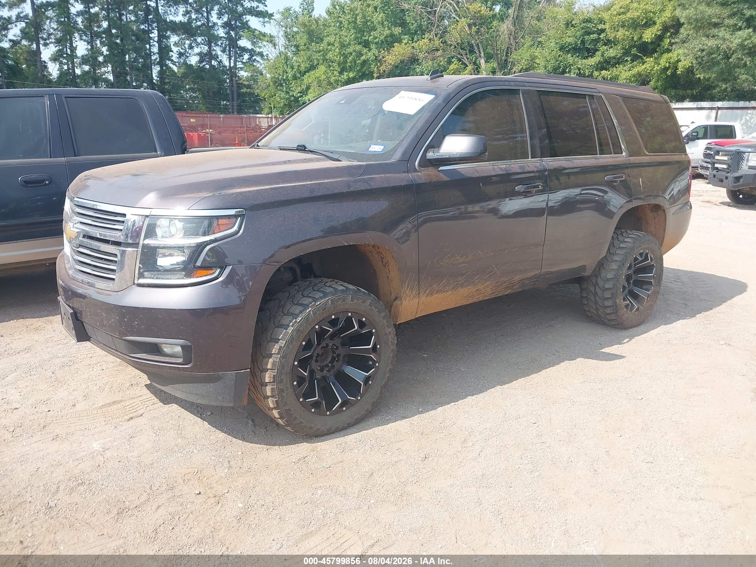 2015 Chevrolet Tahoe Lt Black vin: 1GNSCBKC5FR138499