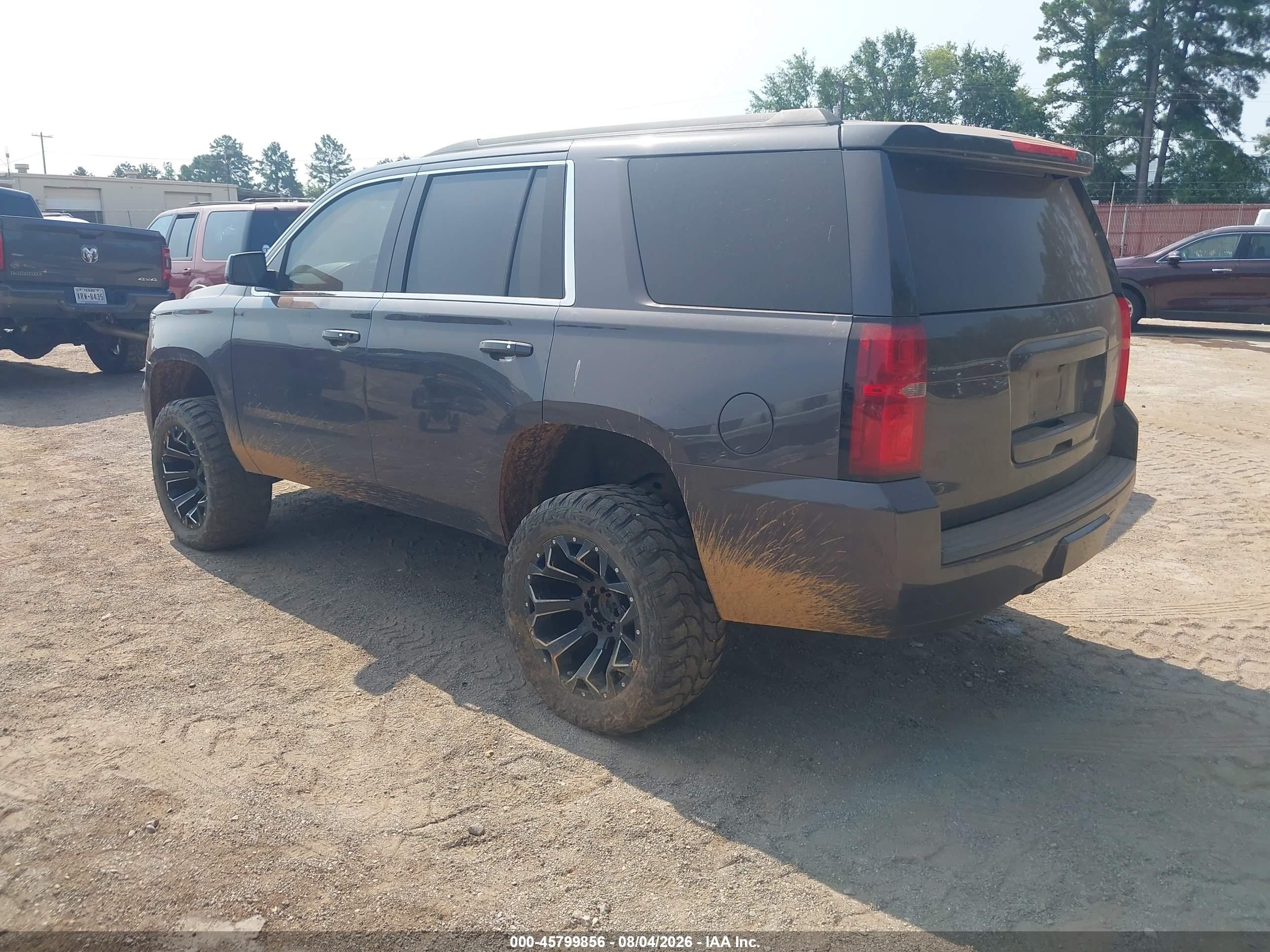 2015 Chevrolet Tahoe Lt Black vin: 1GNSCBKC5FR138499