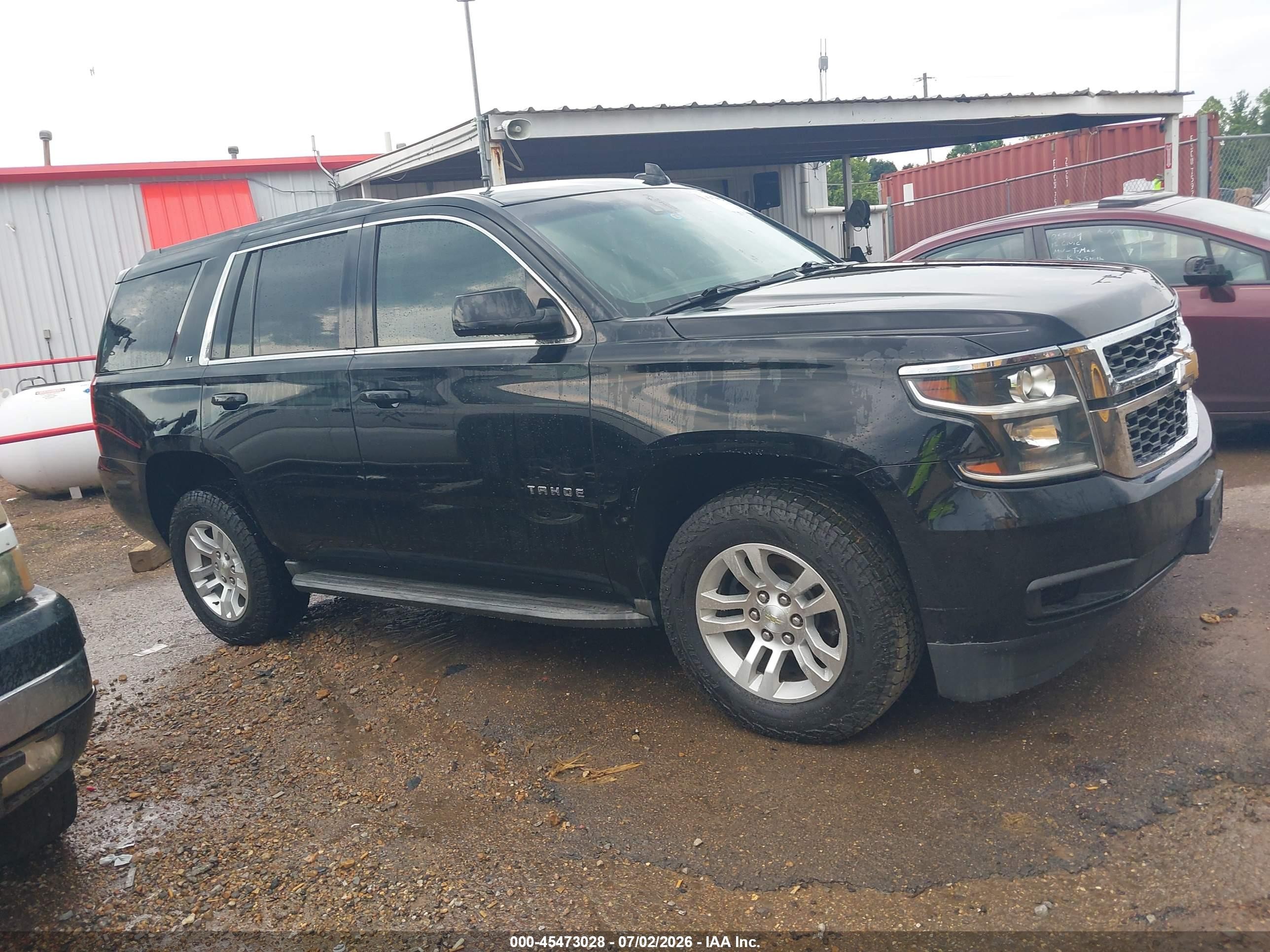 2015 Chevrolet Tahoe Lt Black vin: 1GNSCBKC5FR510911