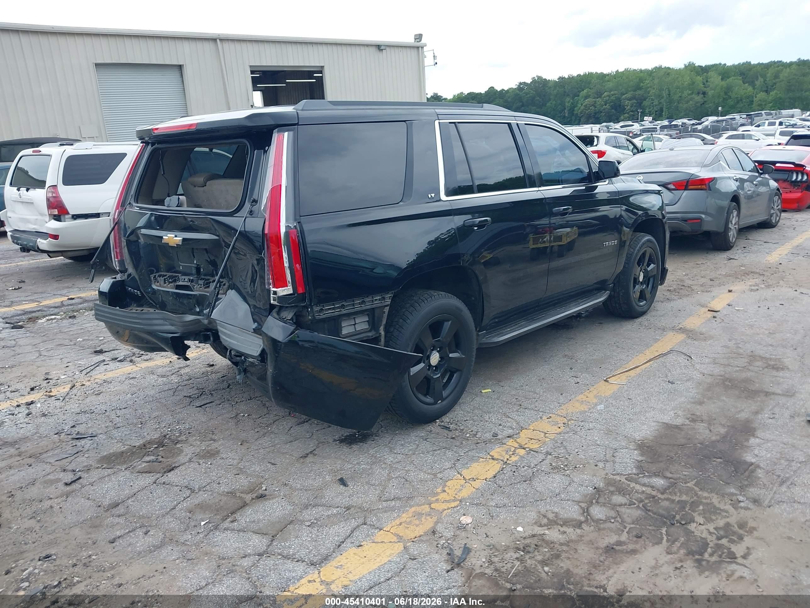 2015 Chevrolet Tahoe Lt Black vin: 1GNSCBKC5FR531077