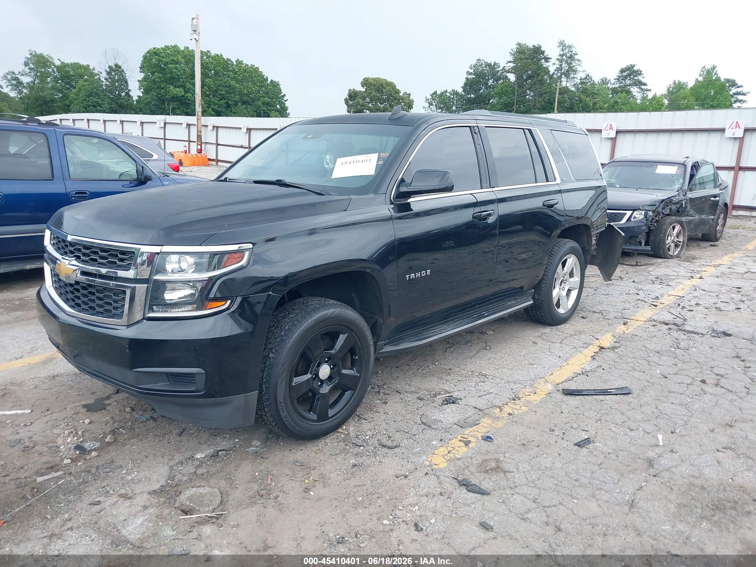 2015 Chevrolet Tahoe Lt Black vin: 1GNSCBKC5FR531077