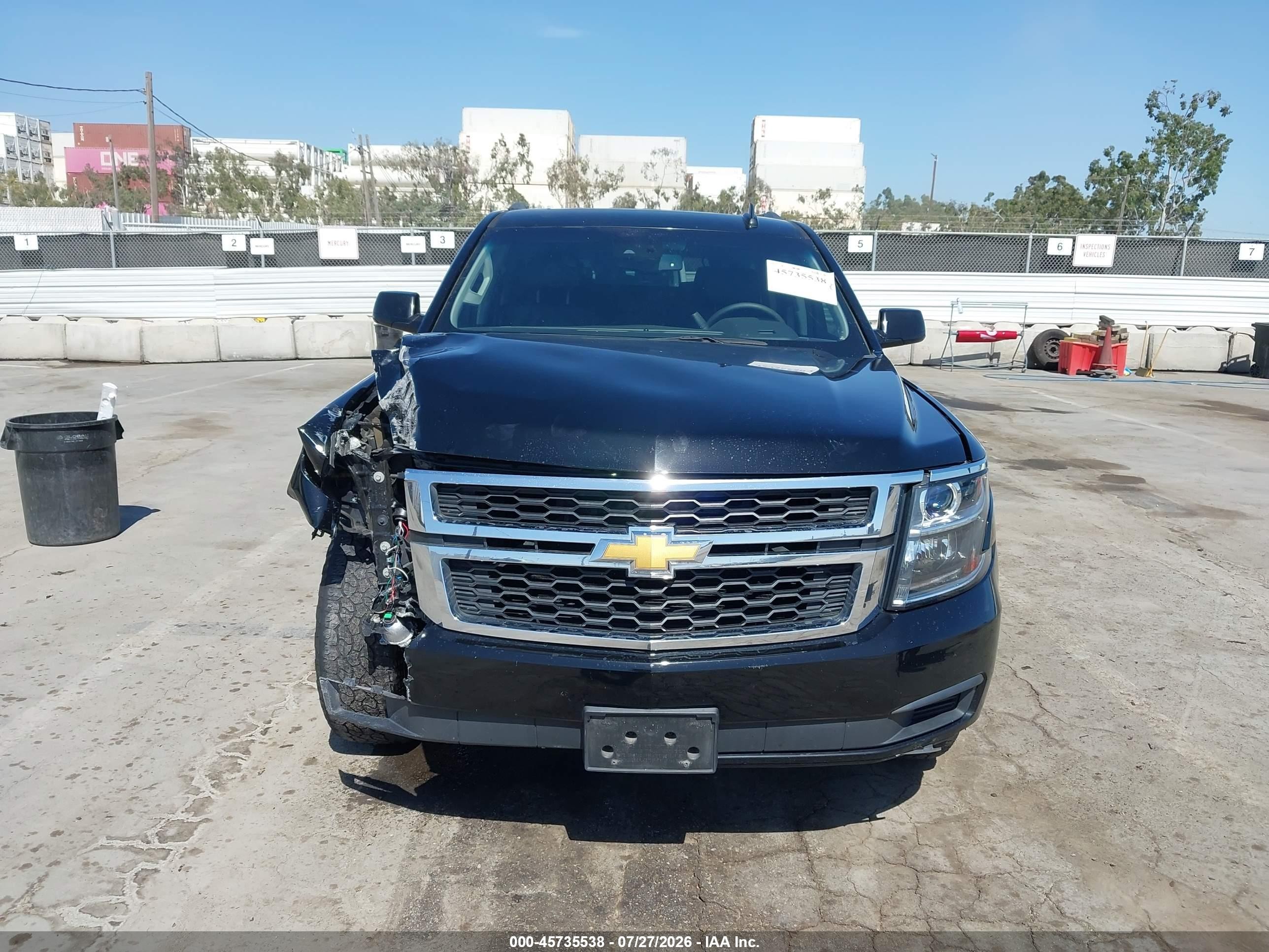 2016 Chevrolet Tahoe Lt Черный vin: 1GNSCBKC5GR338476