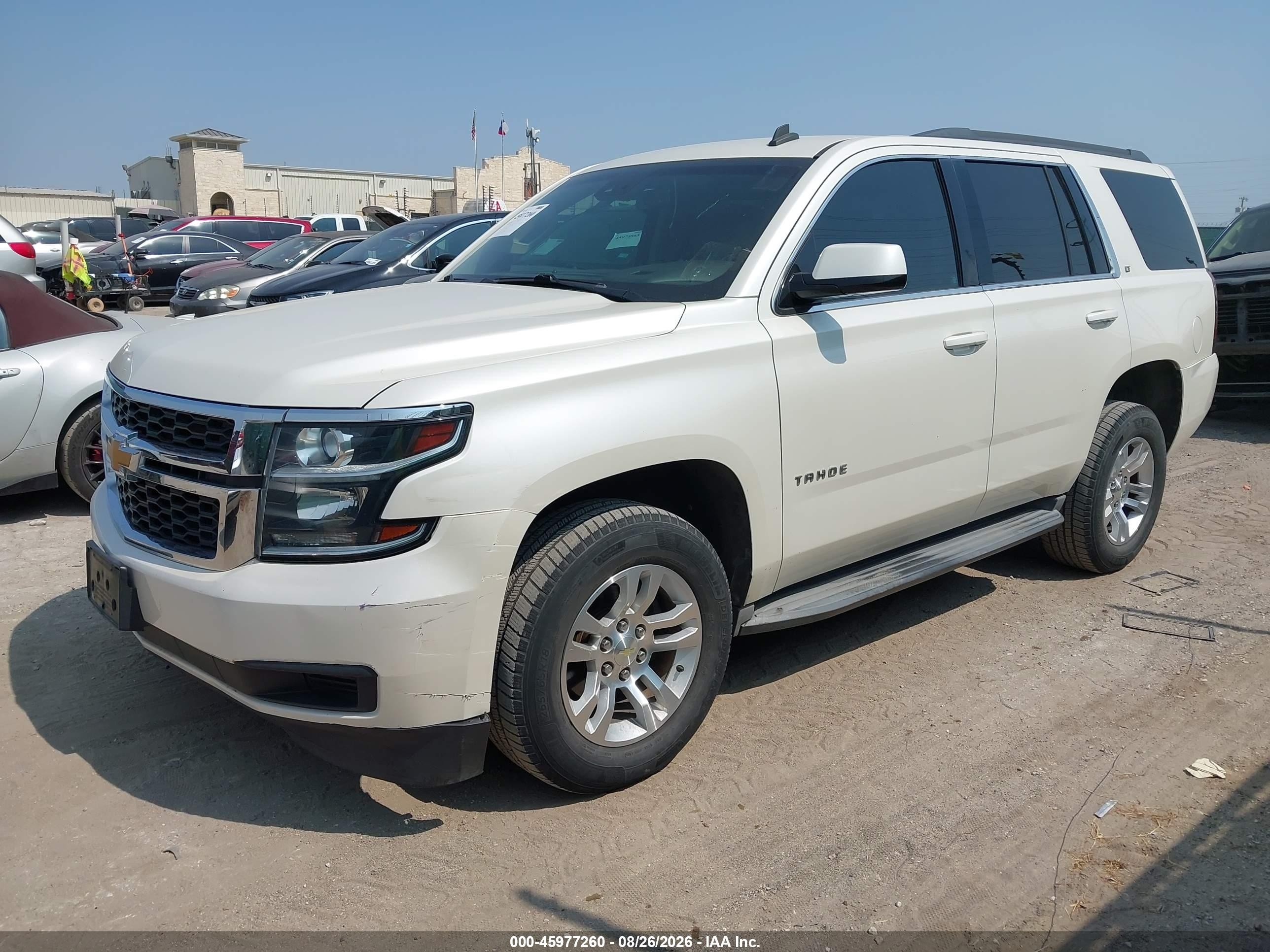 2015 Chevrolet Tahoe Lt Кремовый vin: 1GNSCBKC6FR127978