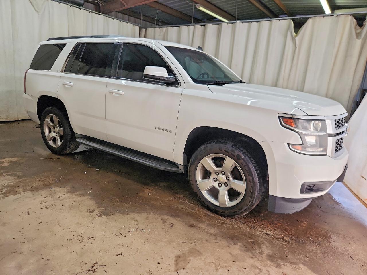 2015 Chevrolet Tahoe C1500 Lt White vin: 1GNSCBKC6FR254858