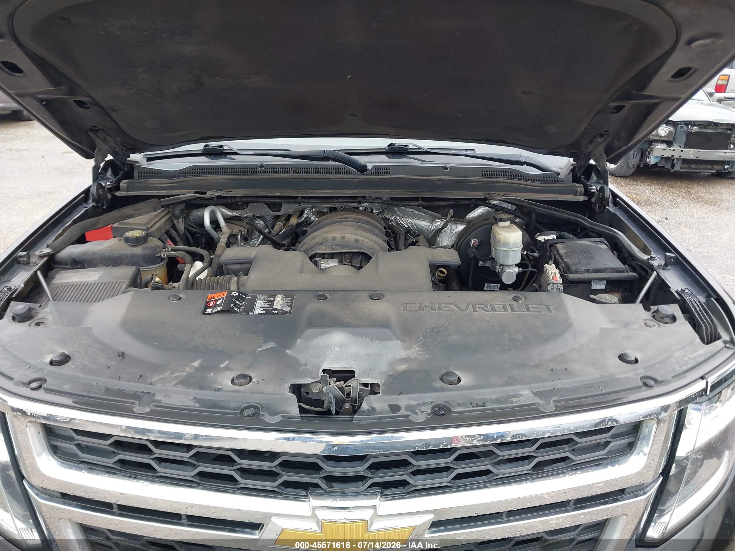 2015 Chevrolet Tahoe Lt Black vin: 1GNSCBKC7FR155076