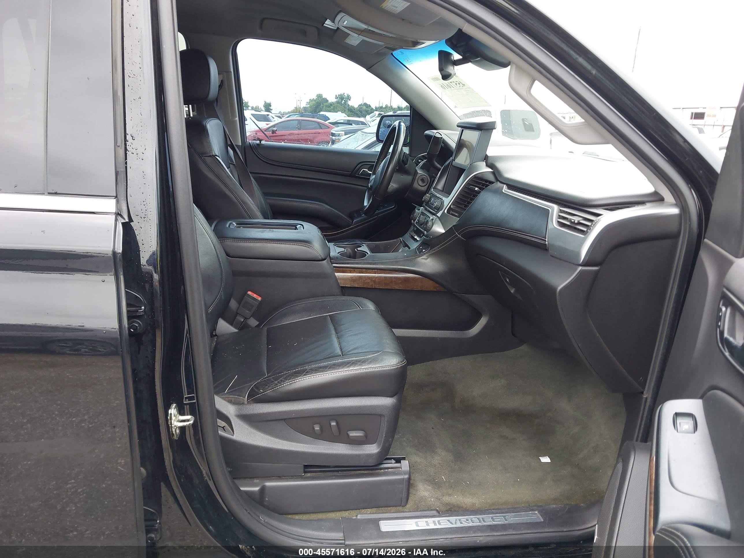 2015 Chevrolet Tahoe Lt Black vin: 1GNSCBKC7FR155076