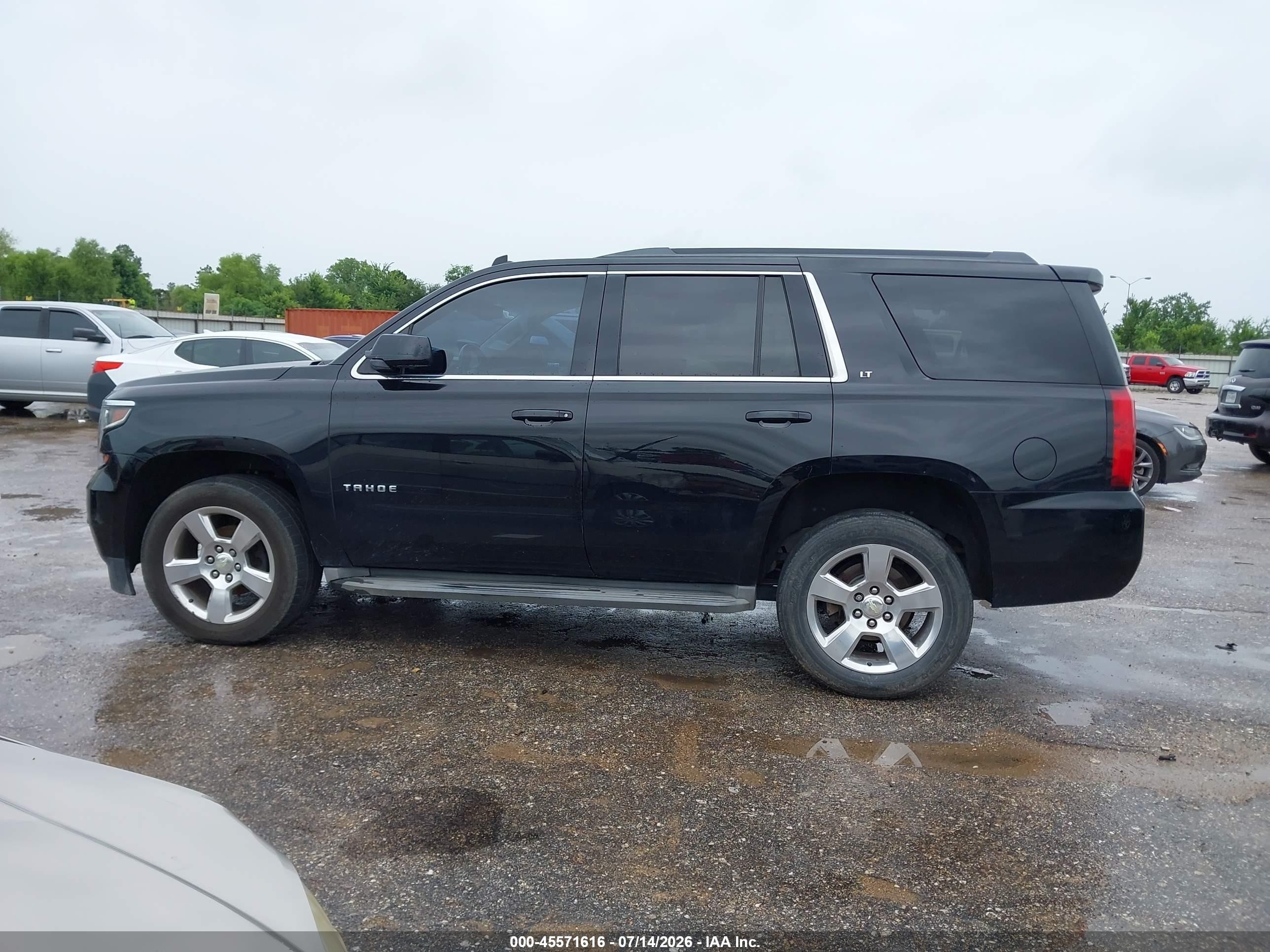 2015 Chevrolet Tahoe Lt Black vin: 1GNSCBKC7FR155076