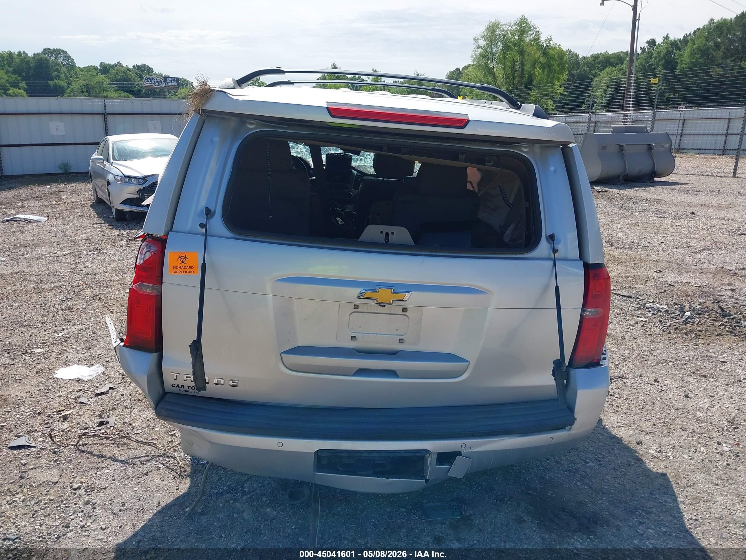 2015 Chevrolet Tahoe Lt Silver vin: 1GNSCBKC7FR166479