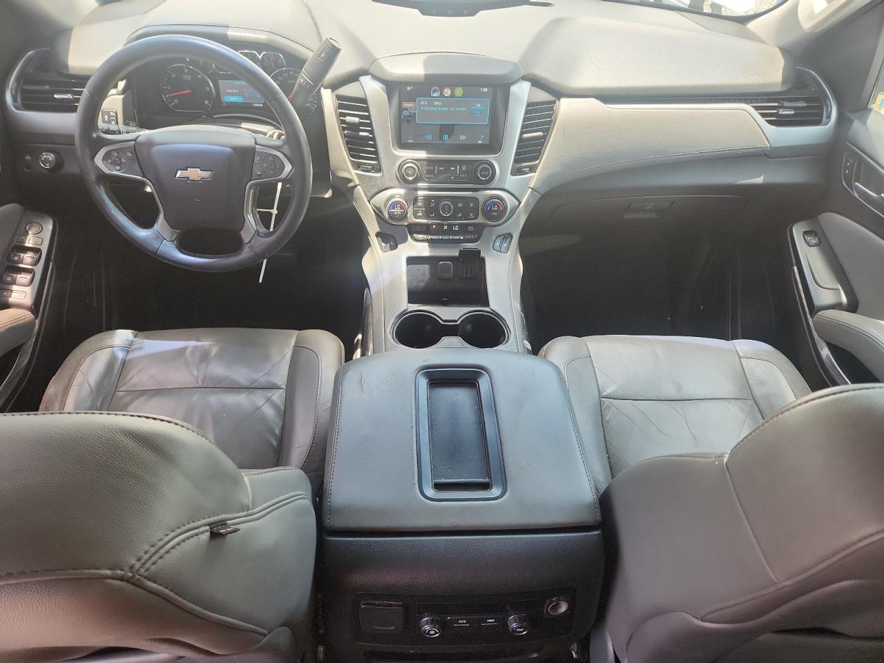 2015 Chevrolet Tahoe C1500 Lt White vin: 1GNSCBKC7FR244842