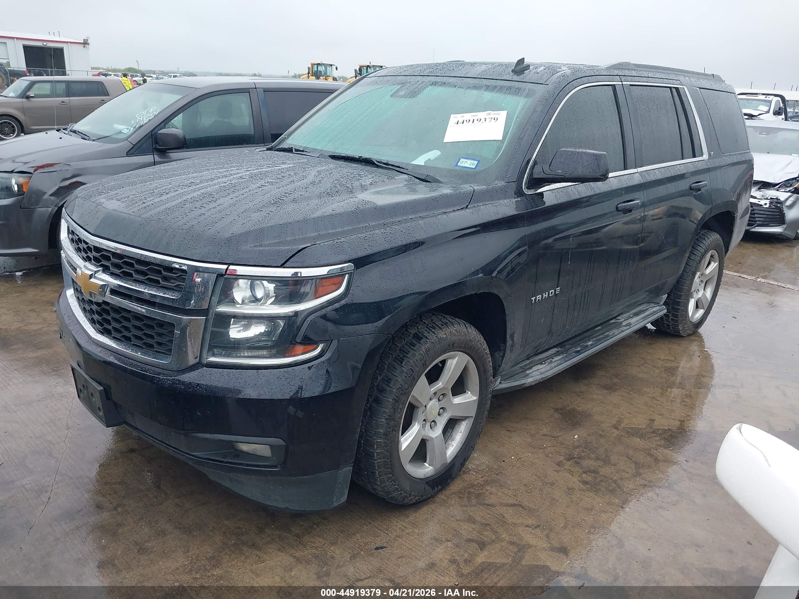 2015 Chevrolet Tahoe Lt Черный vin: 1GNSCBKC7FR297475