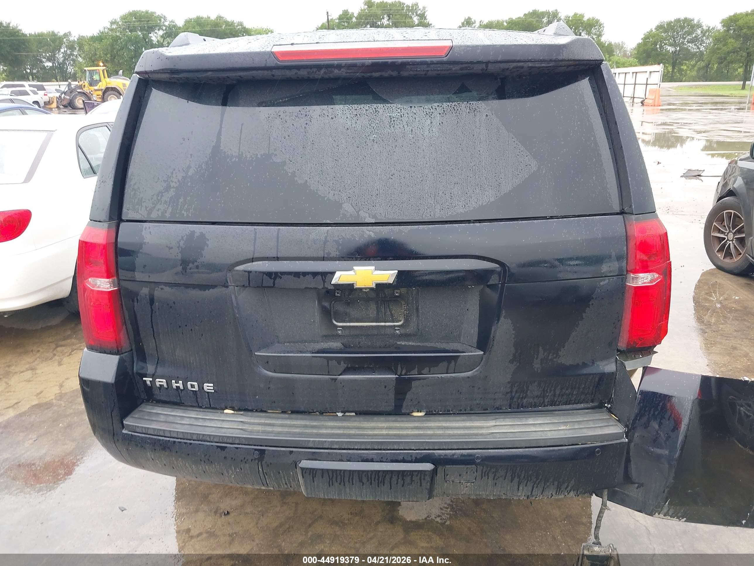 2015 Chevrolet Tahoe Lt Черный vin: 1GNSCBKC7FR297475
